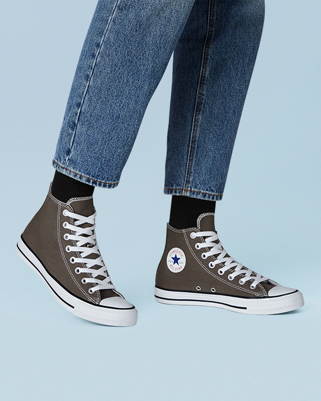 Women's Converse Chuck Taylor All Star High Top Sneakers Deep Grey | Australia-06192