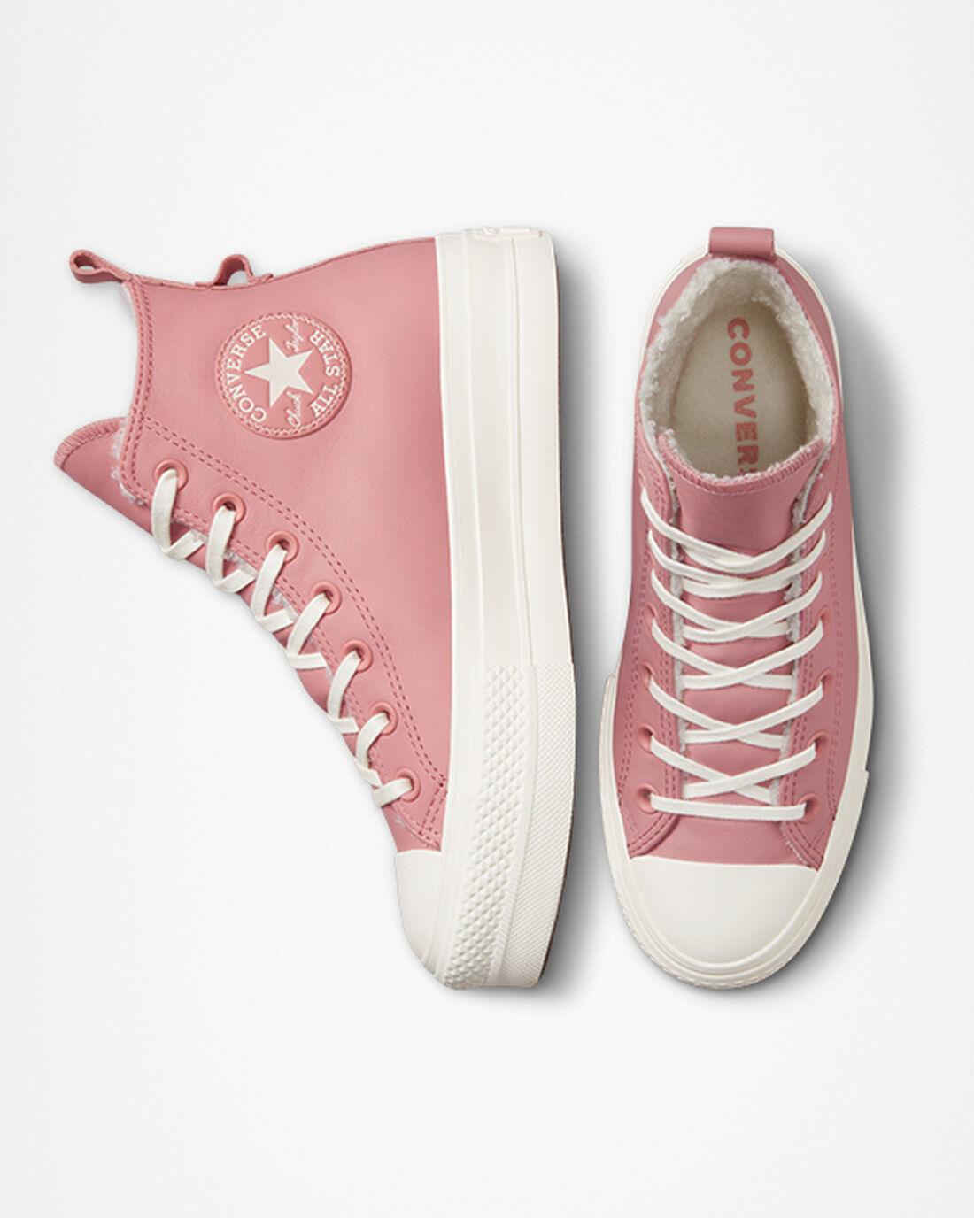 Women's Converse Chuck Taylor All Star Lift High Top Sneakers Pink | Australia-01537