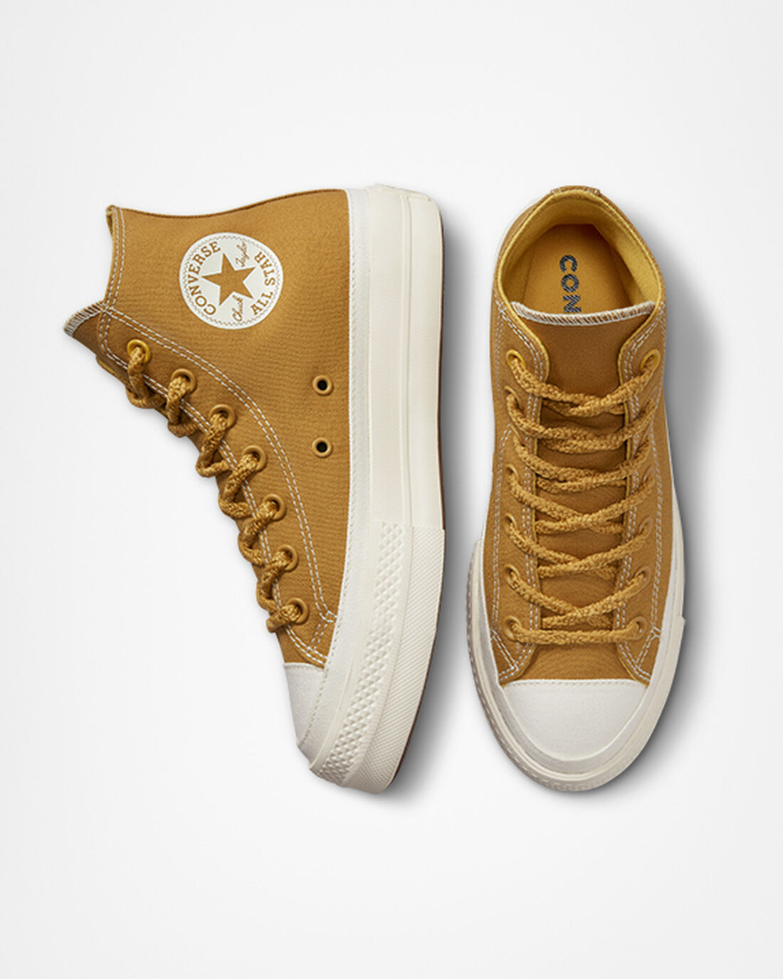 Women's Converse Chuck Taylor All Star Lift High Top Sneakers Orange/Yellow | Australia-01573