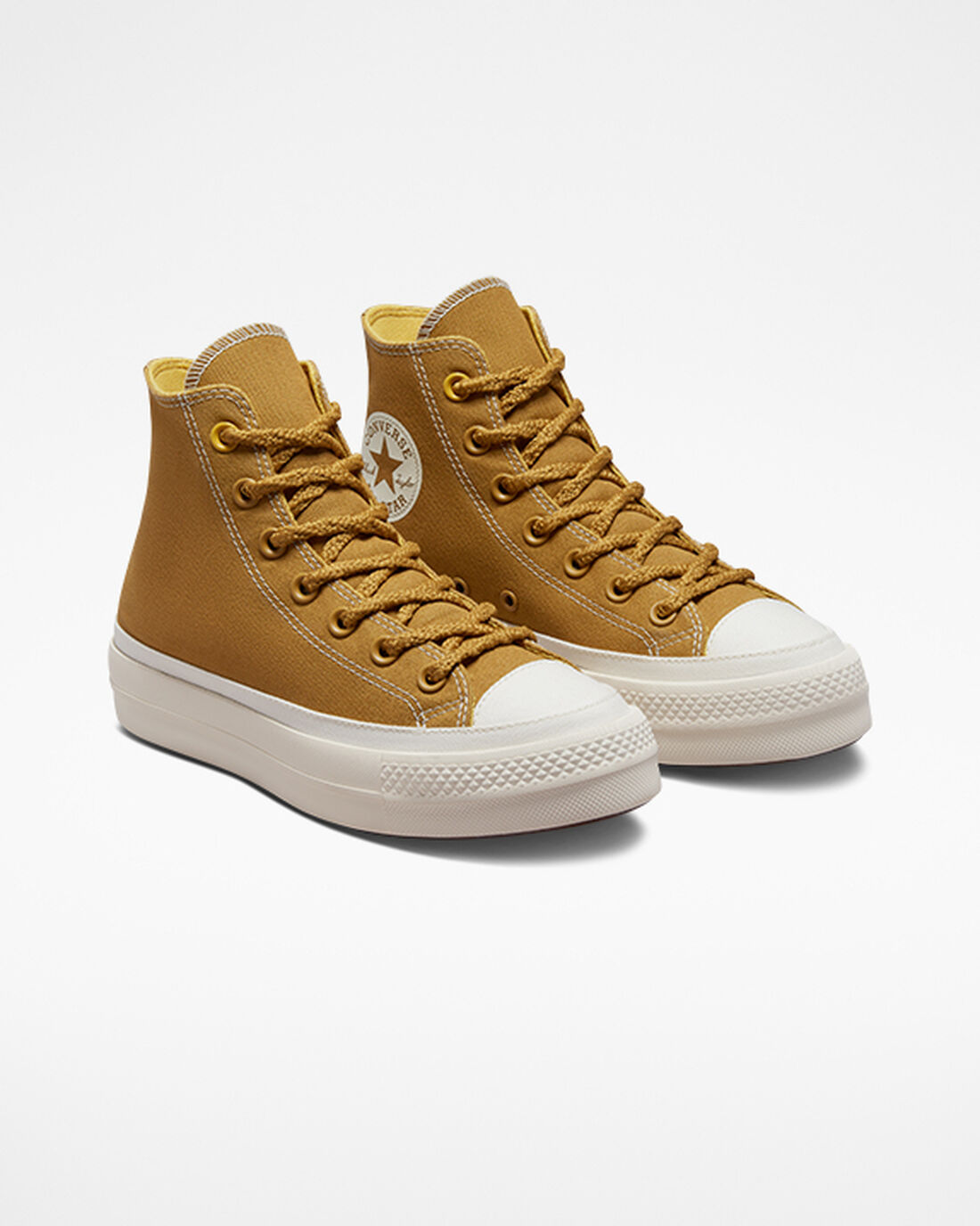 Women's Converse Chuck Taylor All Star Lift High Top Sneakers Orange/Yellow | Australia-01573