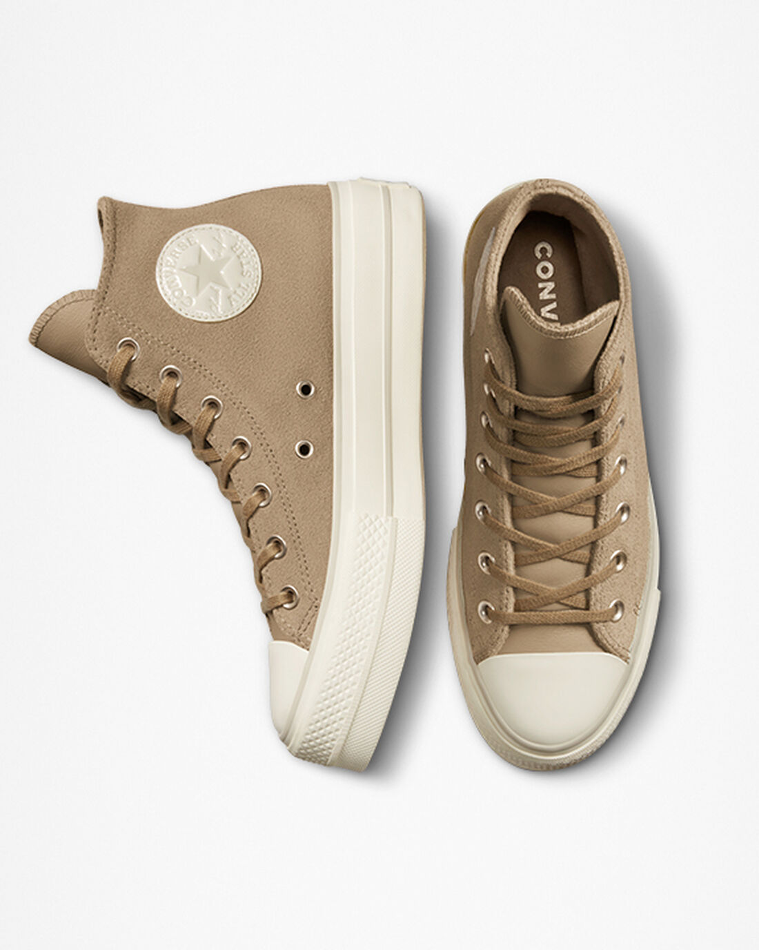 Women's Converse Chuck Taylor All Star Lift High Top Sneakers Khaki | Australia-06132