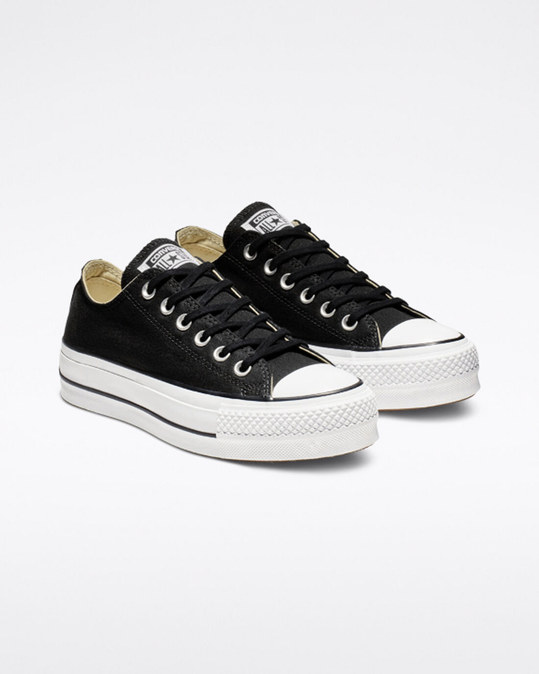 Women's Converse Chuck Taylor All Star Lift Sneakers Black/White | Australia-06489