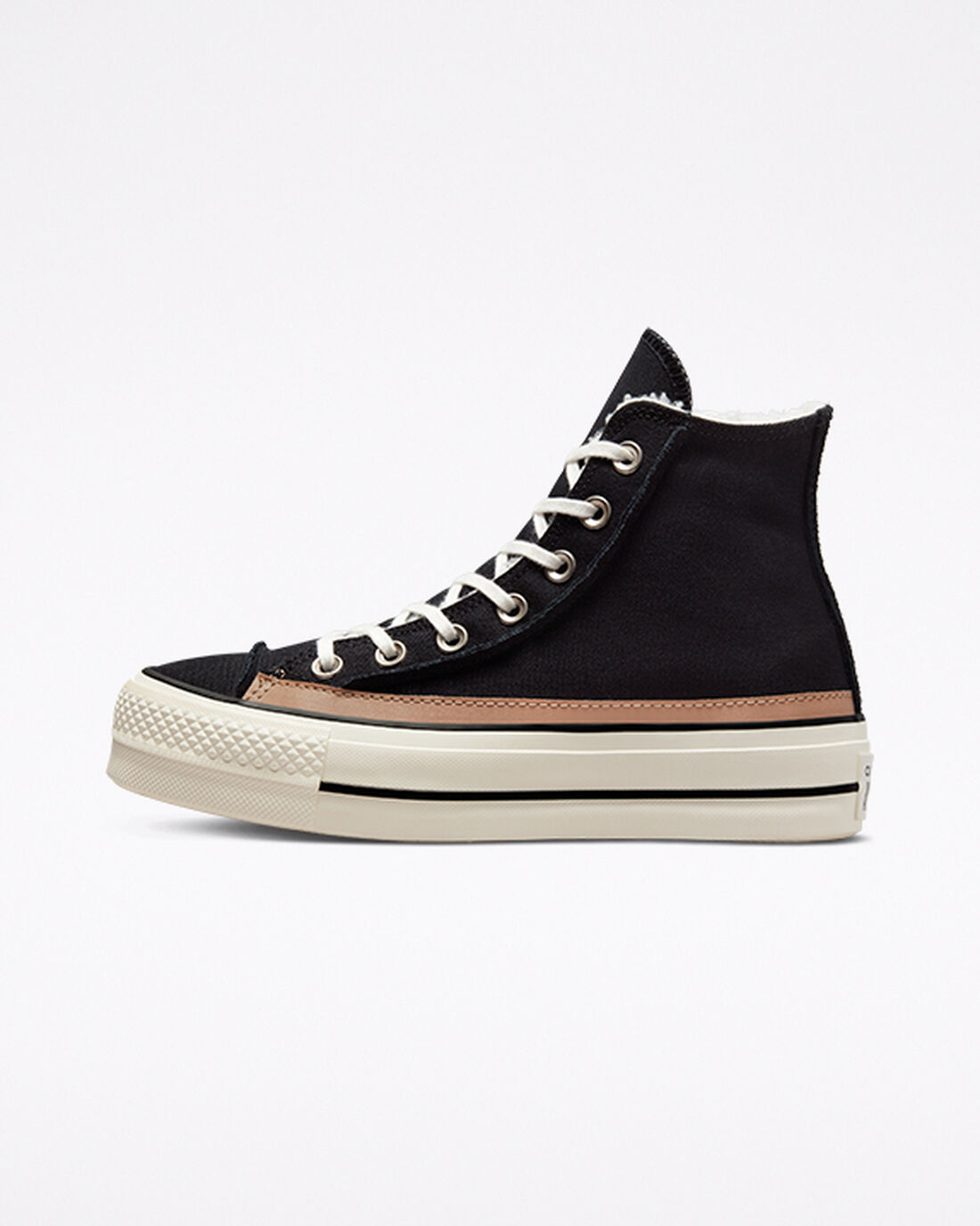 Women's Converse Chuck Taylor All Star Lift High Top Sneakers Black/Brown | Australia-08129