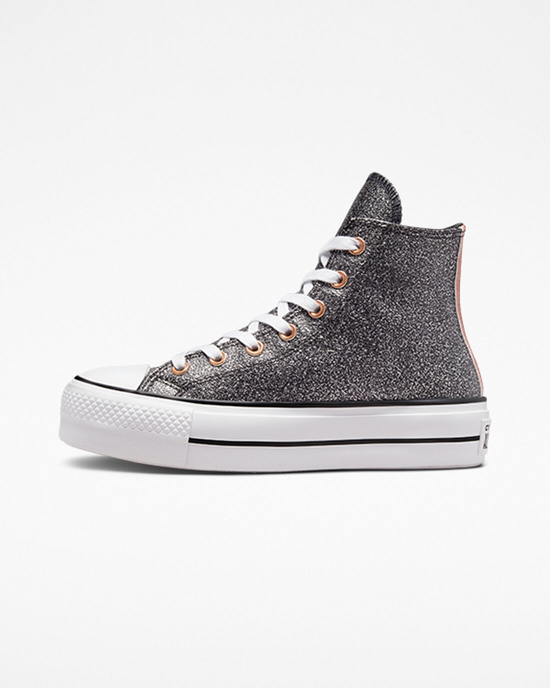 Women's Converse Chuck Taylor All Star Lift High Top Sneakers Black/Copper/White | Australia-12465