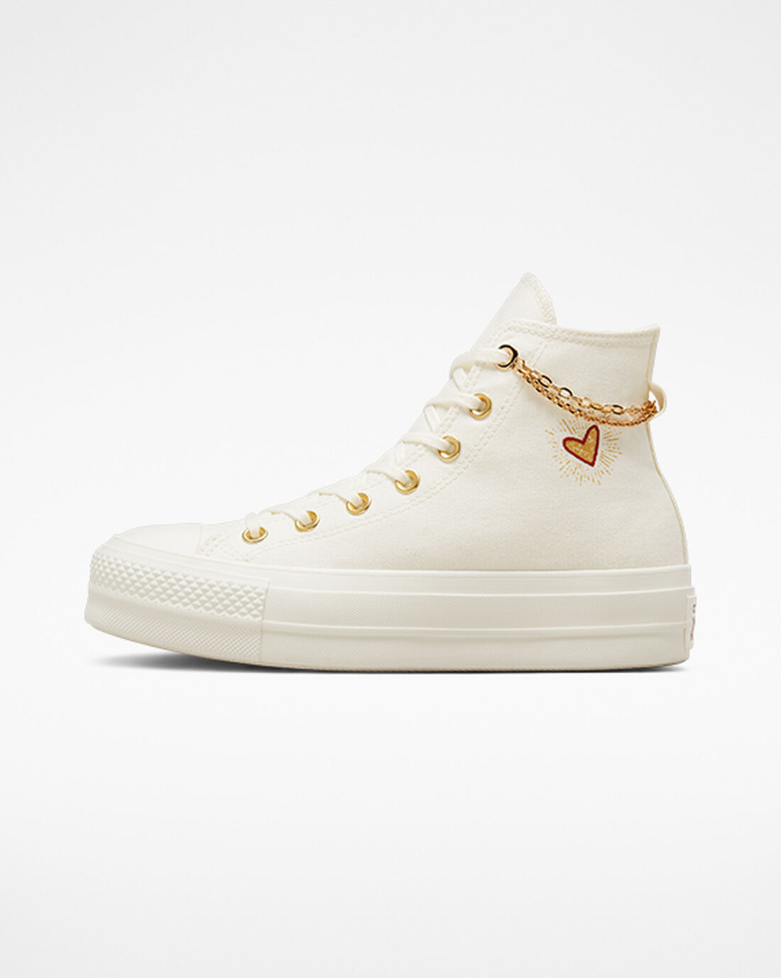 Women's Converse Chuck Taylor All Star Lift High Top Sneakers Beige/Yellow | Australia-13940