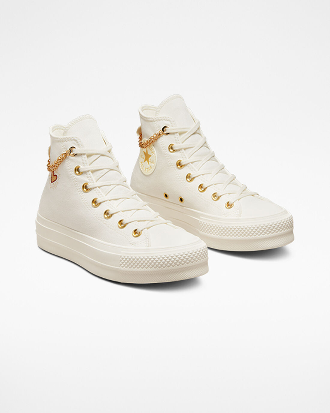 Women's Converse Chuck Taylor All Star Lift High Top Sneakers Beige/Yellow | Australia-13940