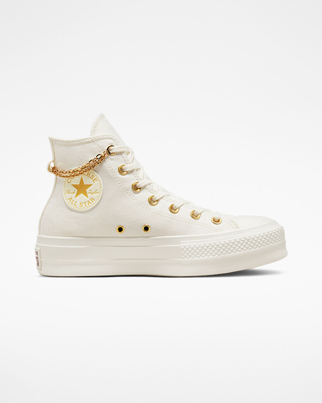 Women\'s Converse Chuck Taylor All Star Lift High Top Sneakers Beige/Yellow | Australia-13940