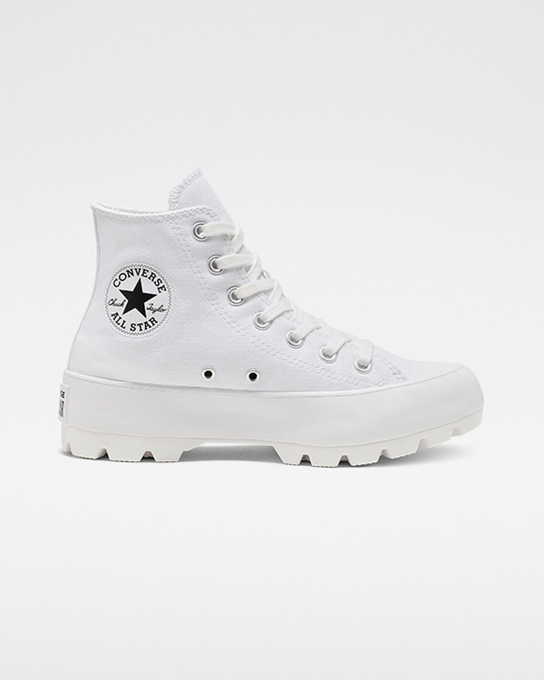 Women\'s Converse Chuck Taylor All Star Lugged High Top Sneakers White/Black/White | Australia-14239