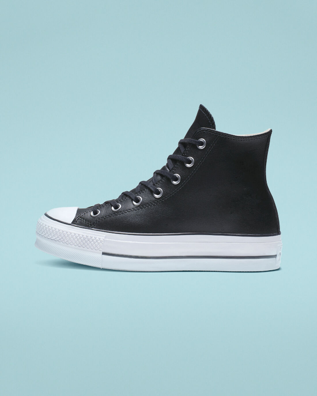 Women's Converse Chuck Taylor All Star Lift Platform High Top Sneakers Black/White | Australia-15673