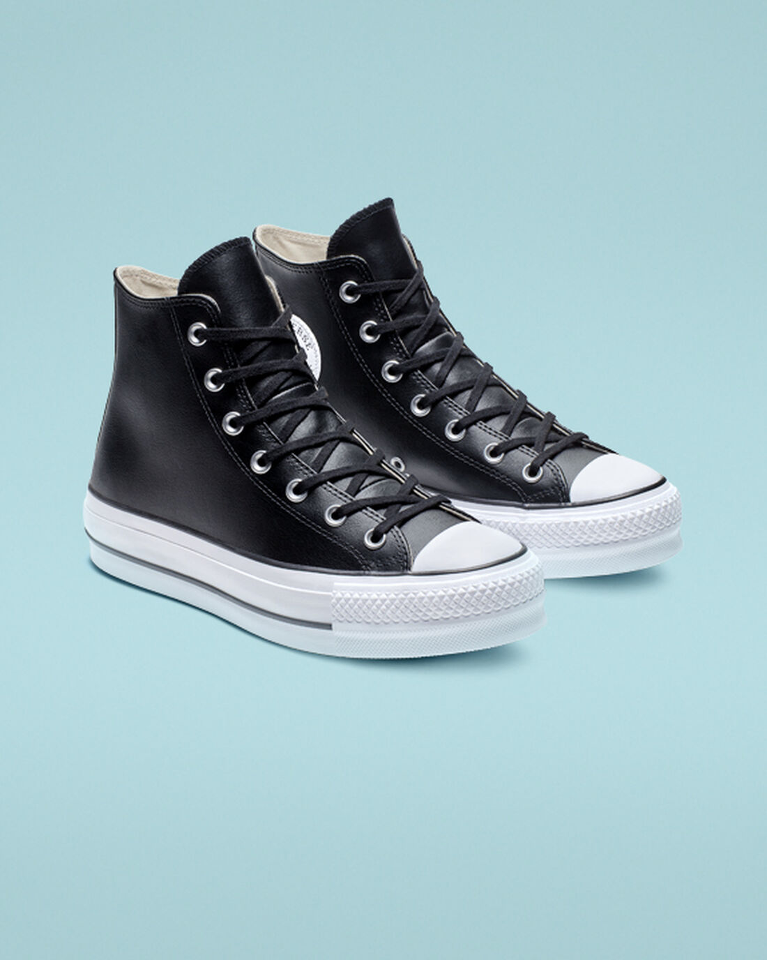 Women's Converse Chuck Taylor All Star Lift Platform High Top Sneakers Black/White | Australia-15673