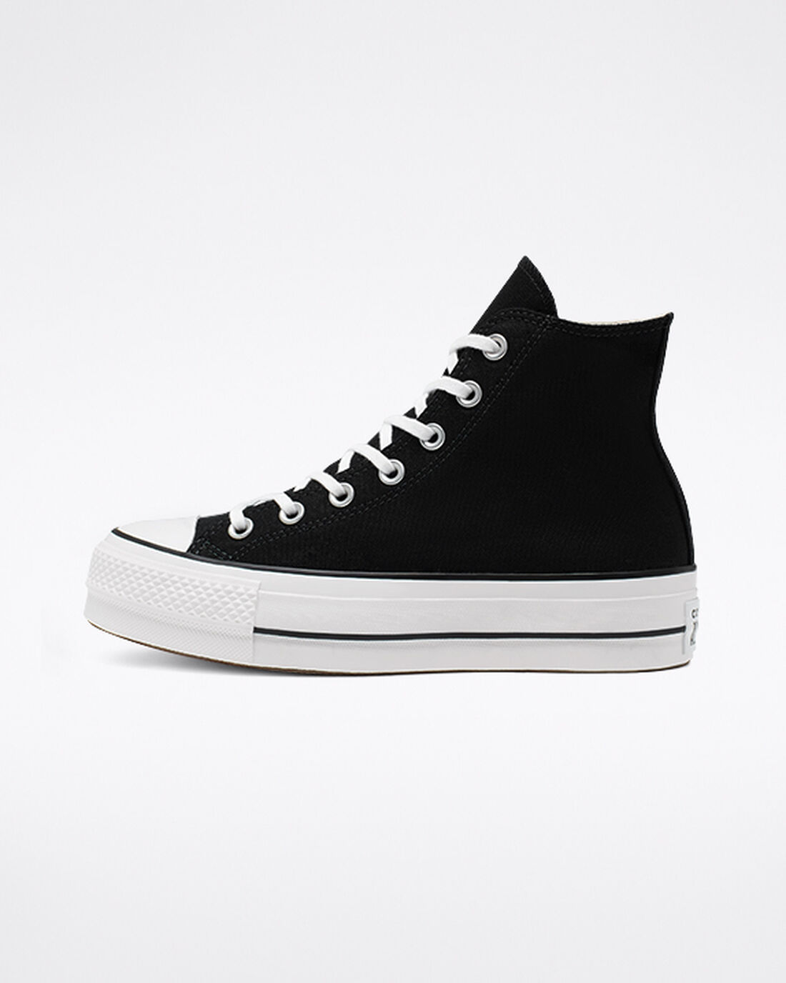 Women's Converse Chuck Taylor All Star Lift High Top Sneakers Black/White | Australia-17580