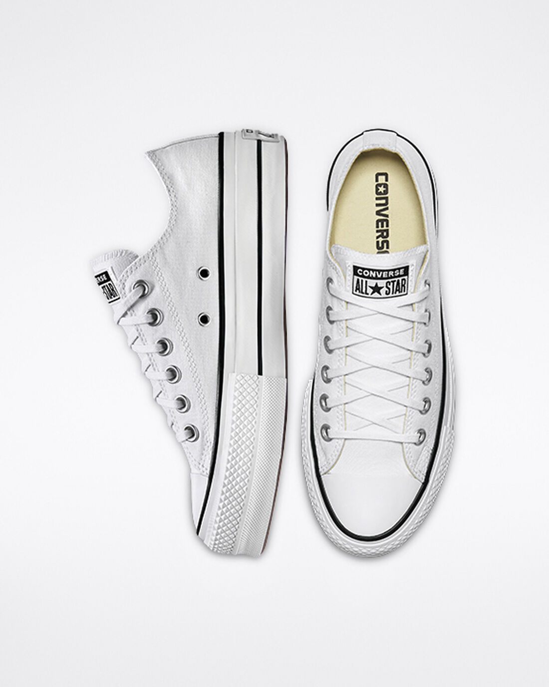 Women's Converse Chuck Taylor All Star Lift Sneakers White/Black/White | Australia-20571