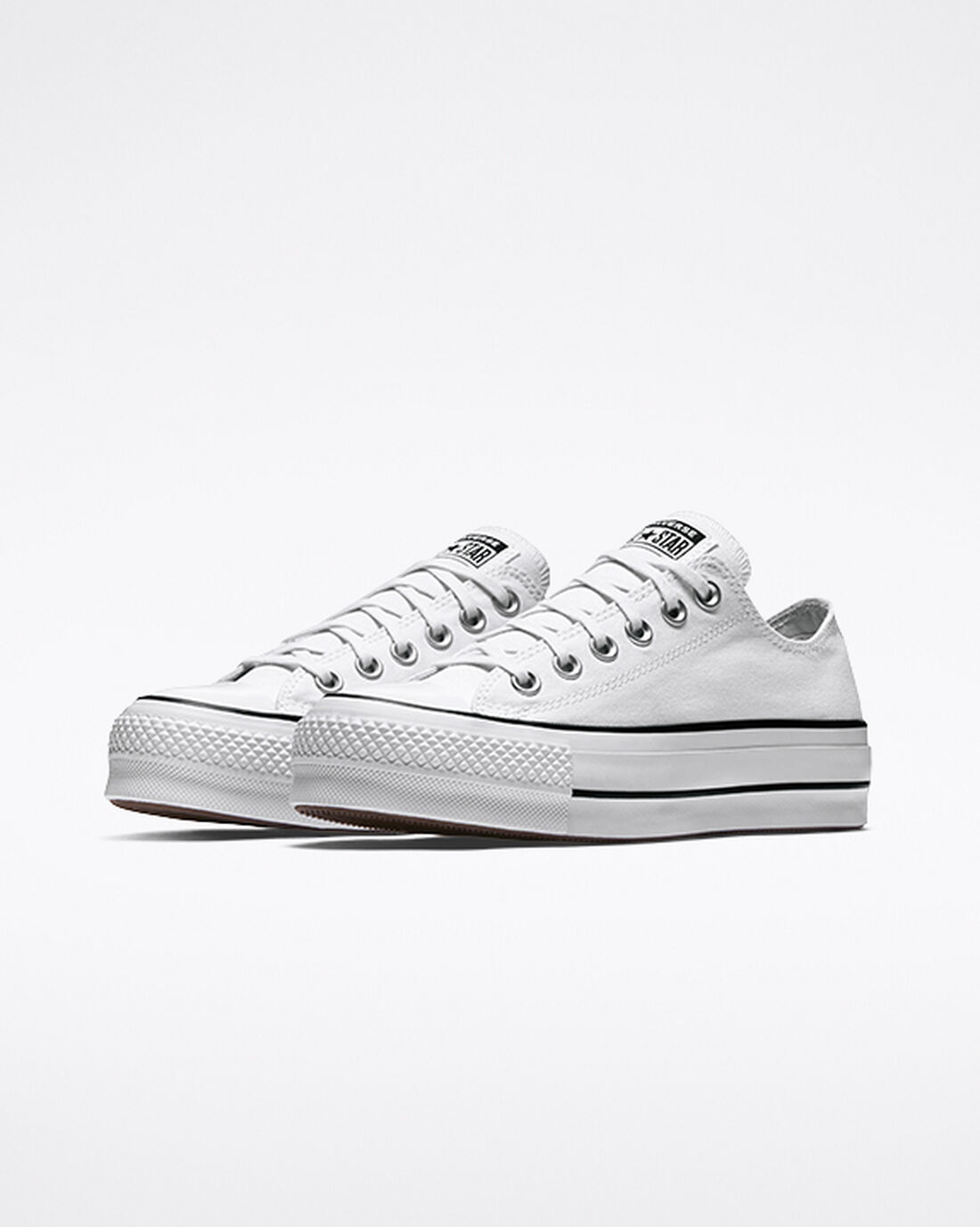 Women's Converse Chuck Taylor All Star Lift Sneakers White/Black/White | Australia-20571