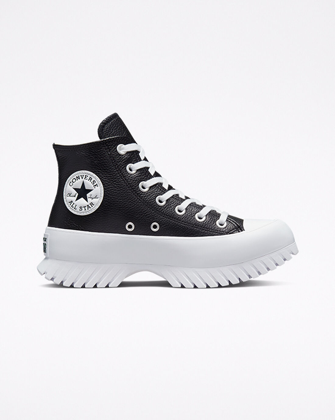 Women\'s Converse Chuck Taylor All Star Lugged 2.0 Leather High Top Shoes Black/White | Australia-23961