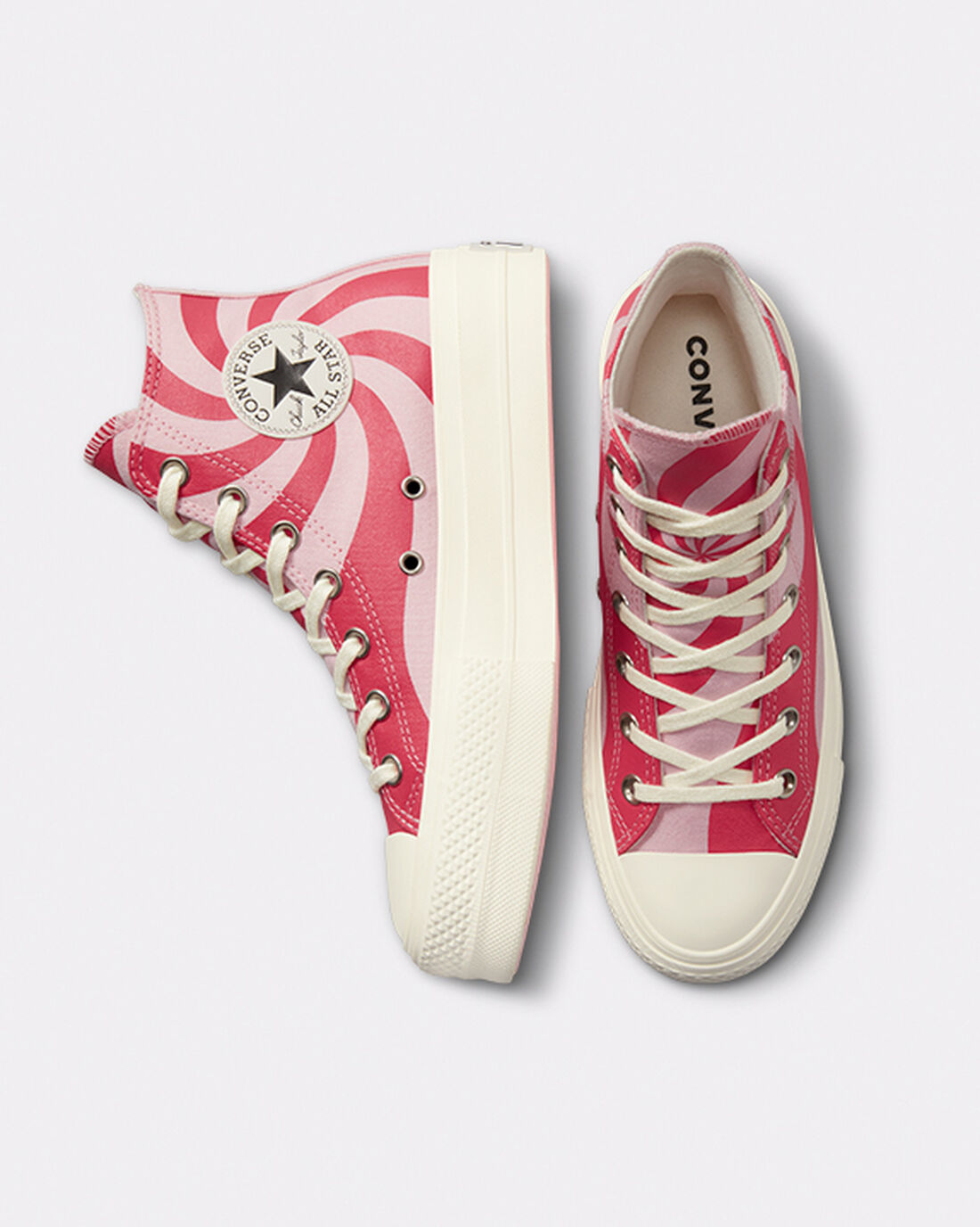 Women's Converse Chuck Taylor All Star Lift High Top Sneakers Orange Pink | Australia-27304