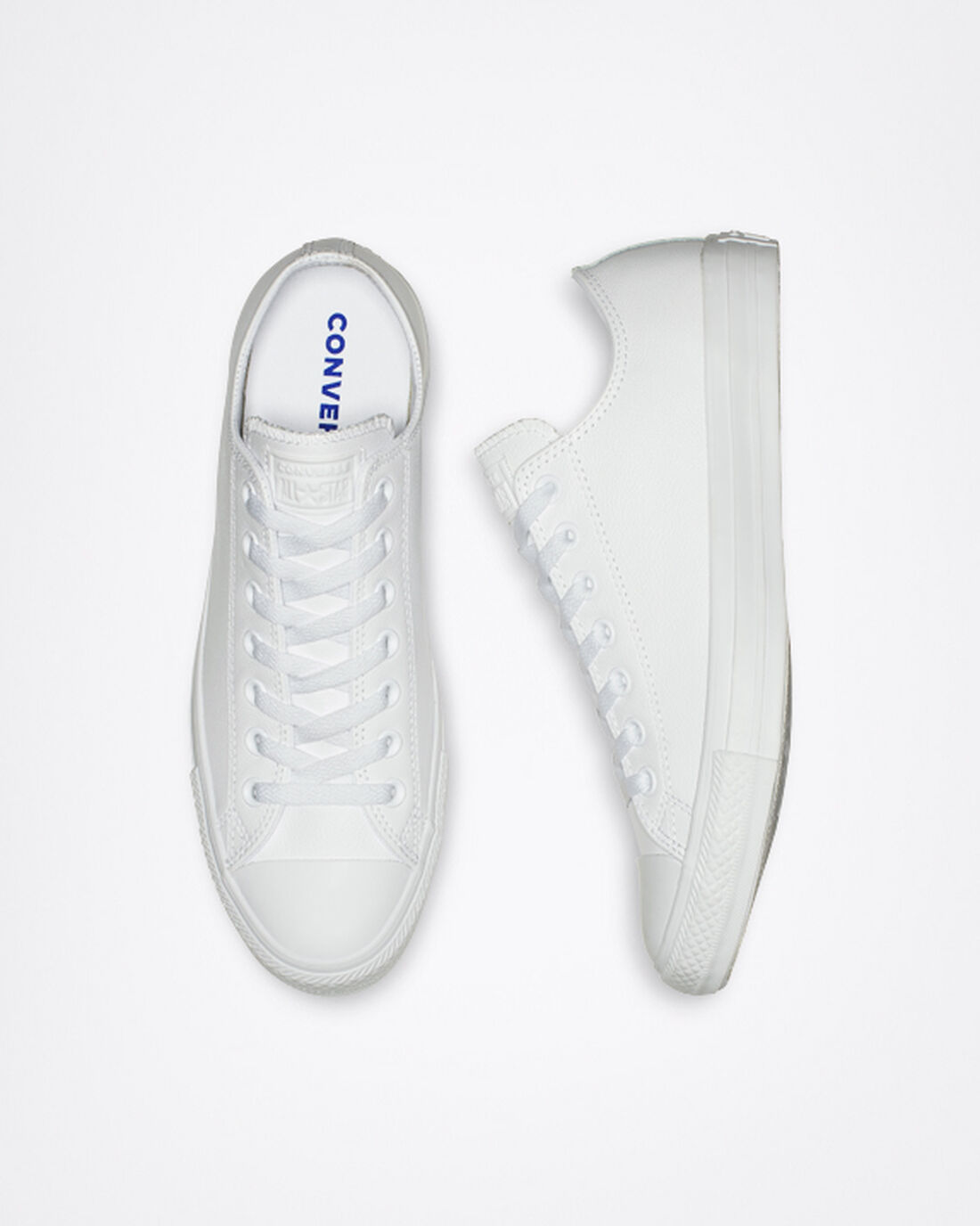 Women's Converse Chuck Taylor All Star Leather Sneakers White | Australia-31852