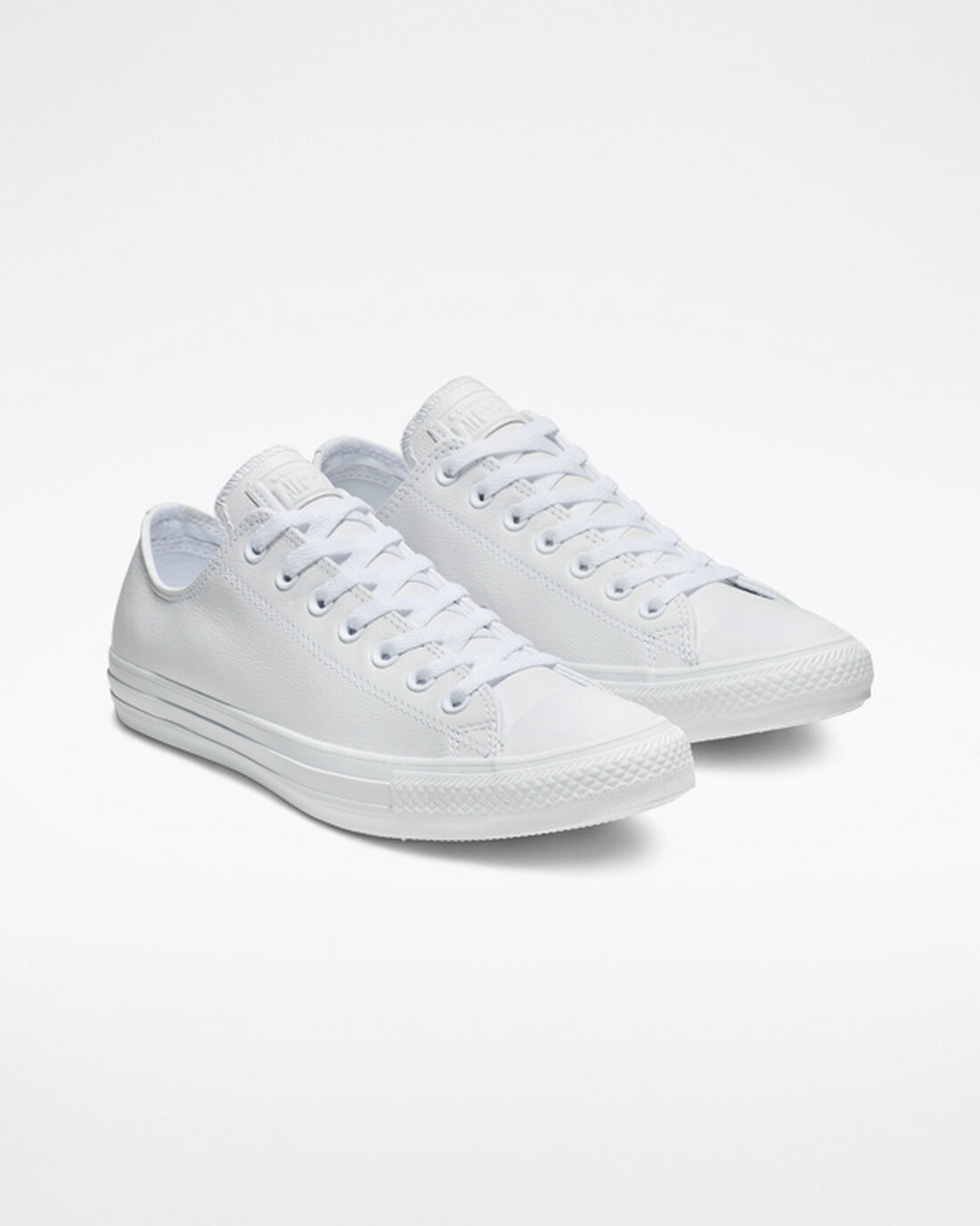 Women's Converse Chuck Taylor All Star Leather Sneakers White | Australia-31852