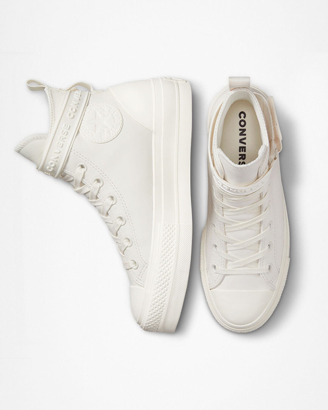 Women's Converse Chuck Taylor All Star Lift High Top Sneakers White | Australia-34580