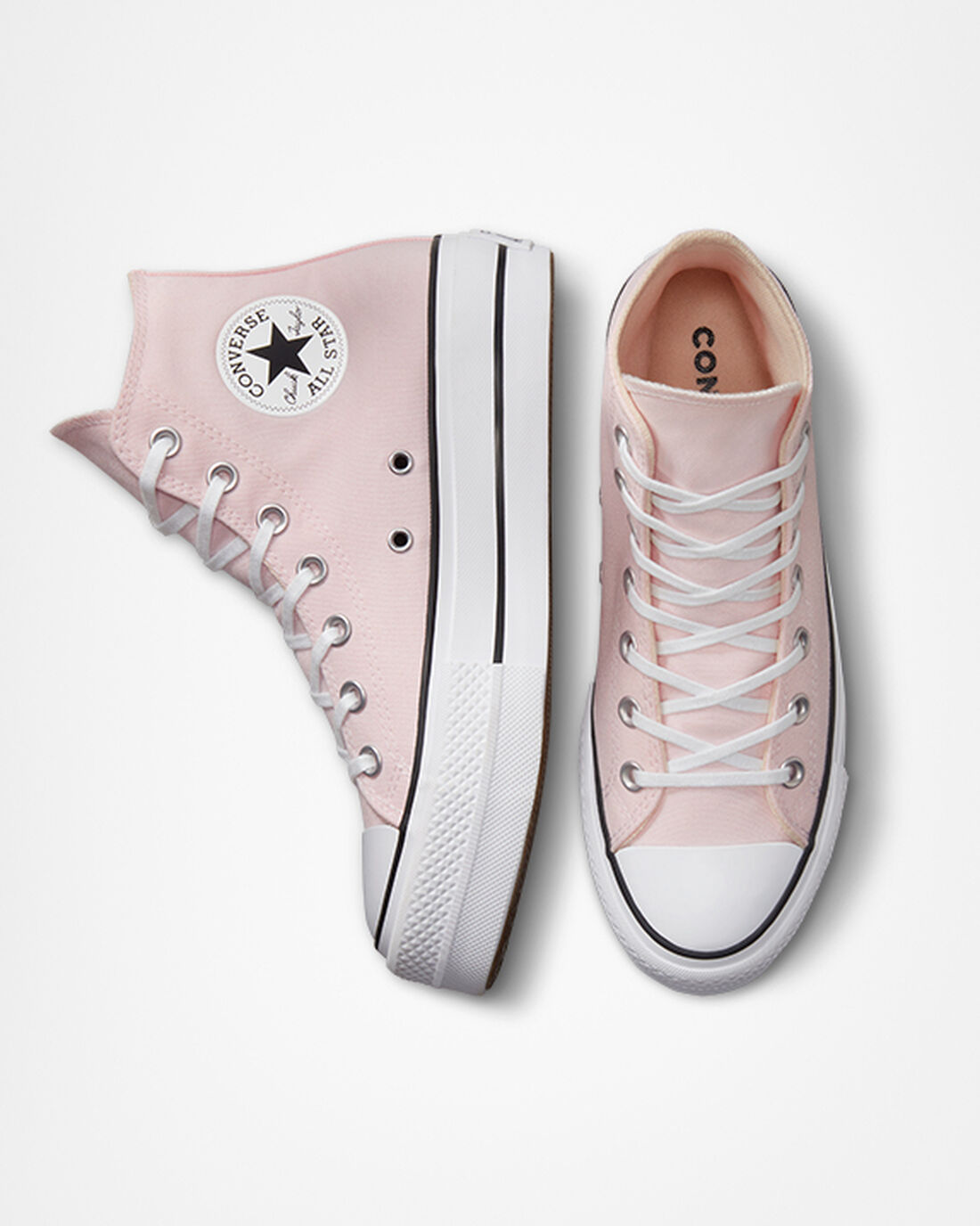 Women's Converse Chuck Taylor All Star Lift High Top Sneakers Pink/White/Black | Australia-36149