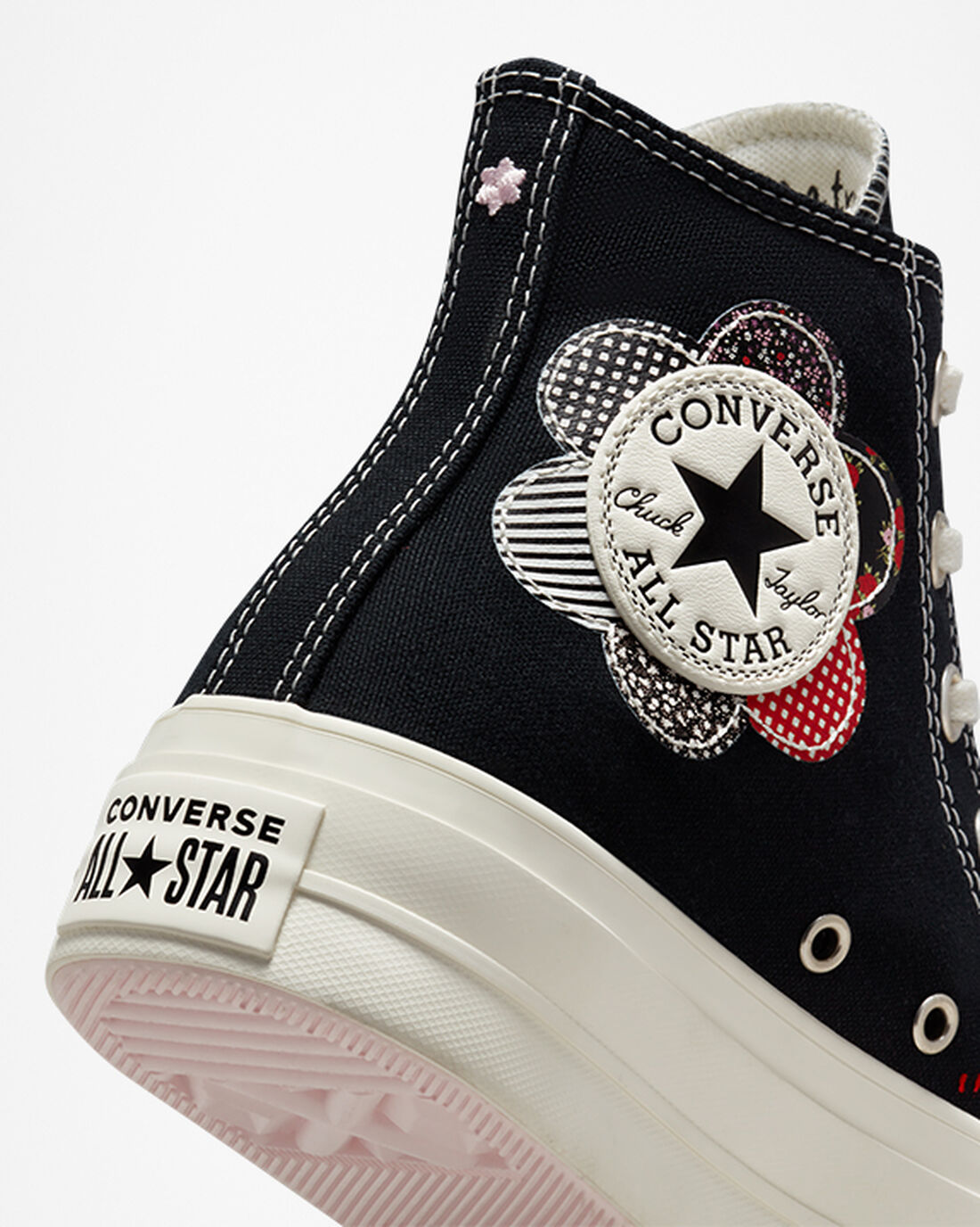 Women's Converse Chuck Taylor All Star Lift High Top Sneakers Black/Red | Australia-43560