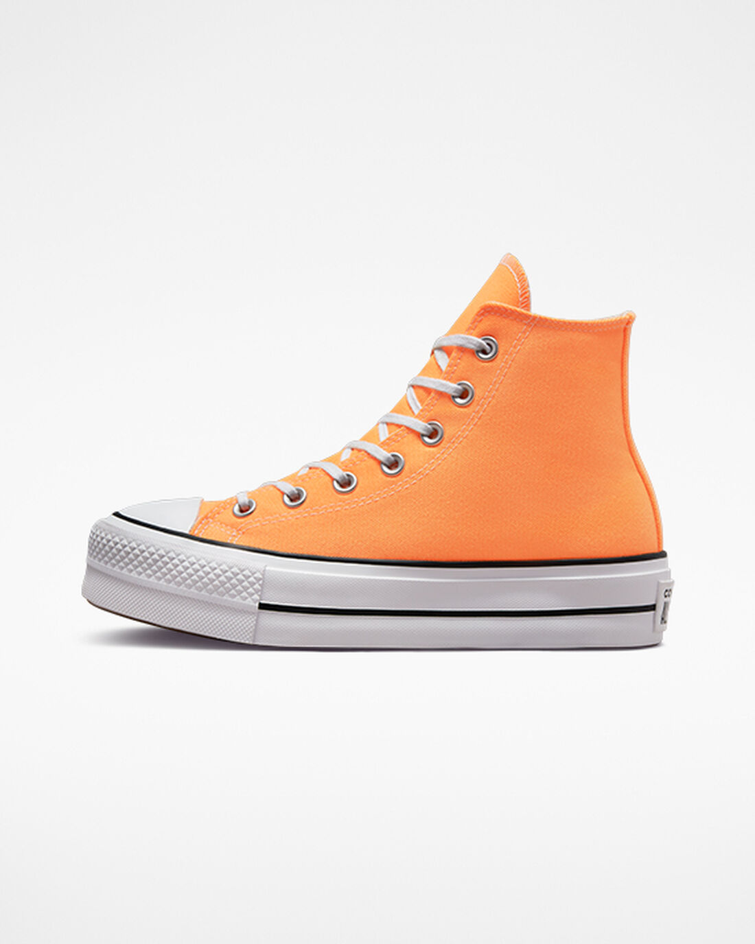 Women's Converse Chuck Taylor All Star Lift High Top Sneakers Orange/Black/White | Australia-50714