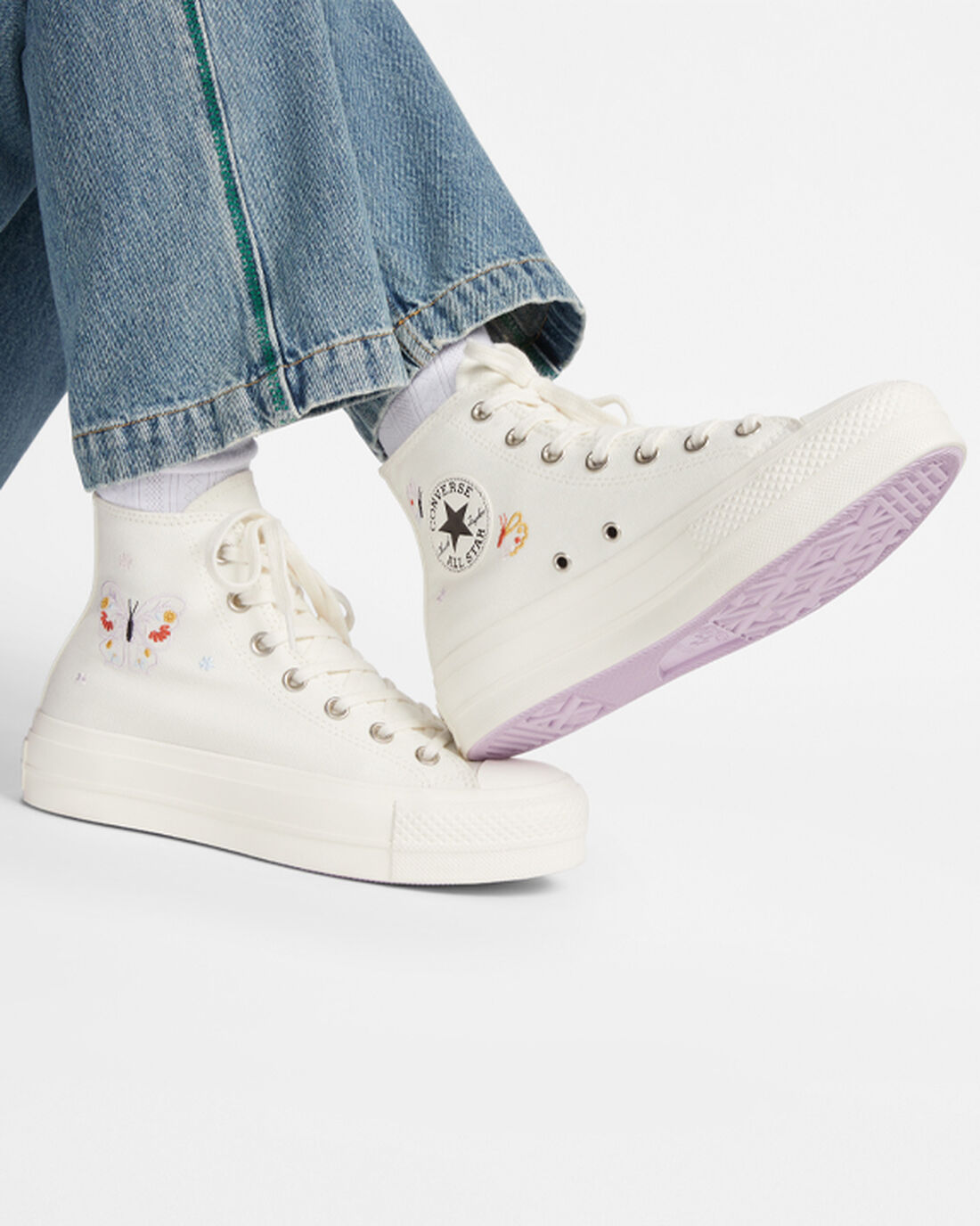 Women's Converse Chuck Taylor All Star Lift High Top Sneakers Beige/Pink | Australia-54963