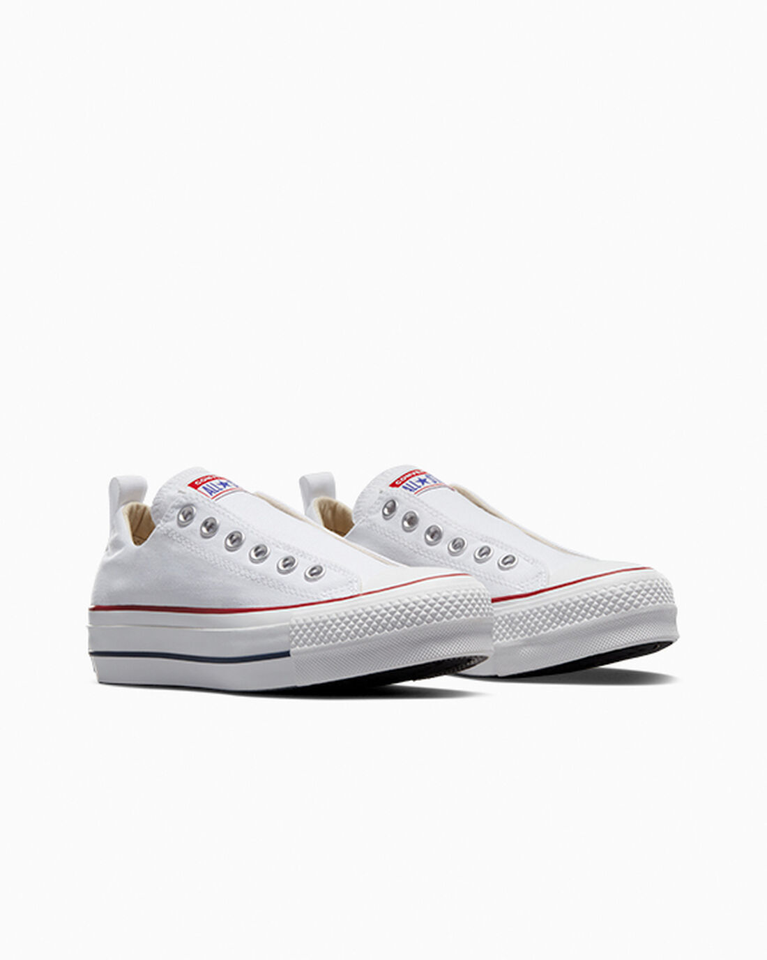 Women's Converse Chuck Taylor All Star Lift Sneakers White/Red/Blue | Australia-62405