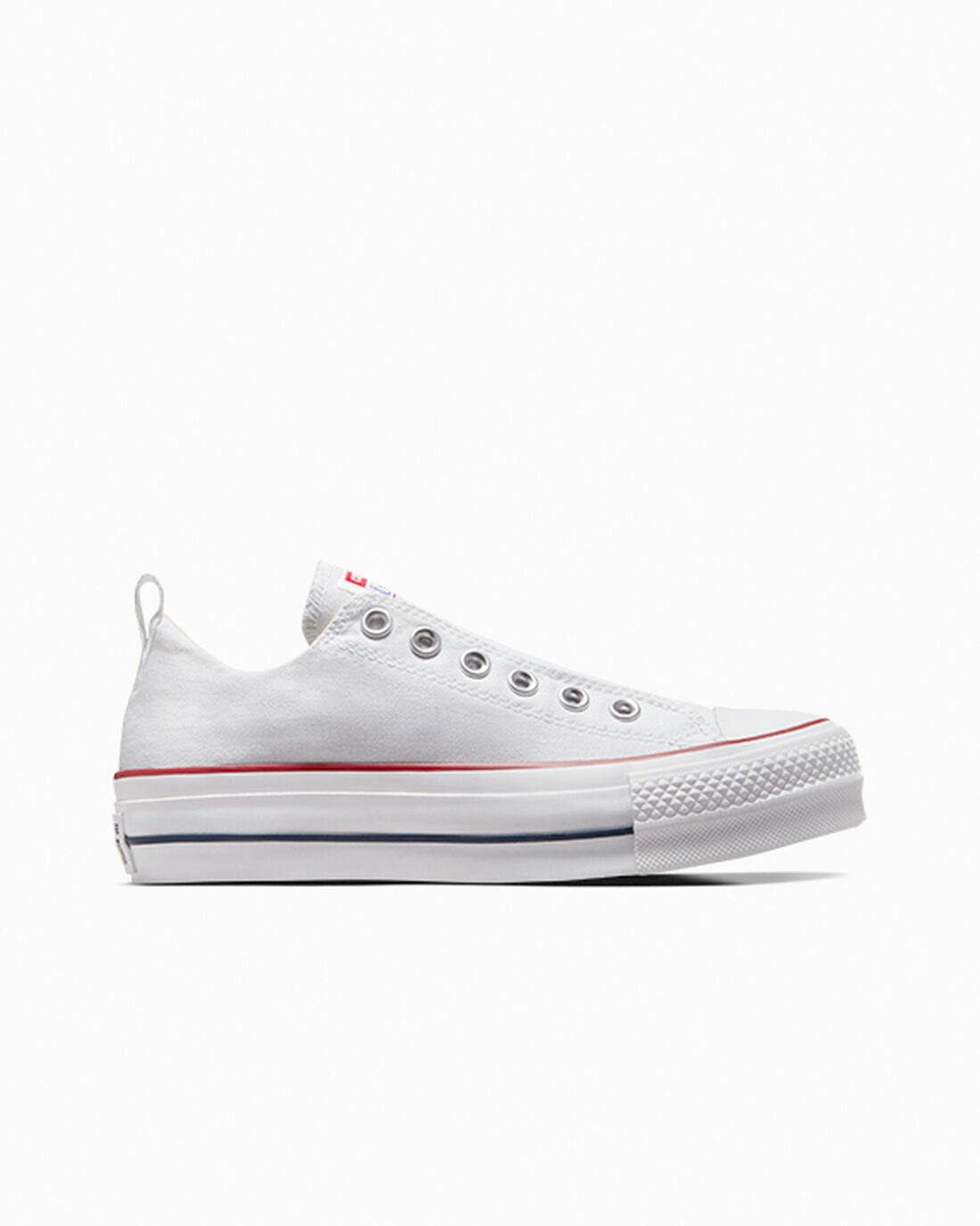 Women\'s Converse Chuck Taylor All Star Lift Sneakers White/Red/Blue | Australia-62405