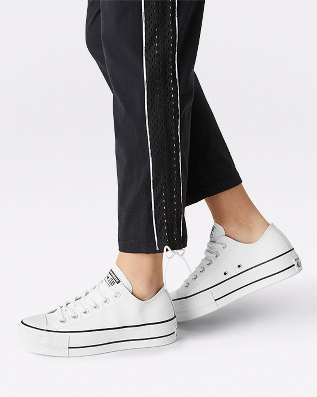 Women's Converse Chuck Taylor All Star Lift Platform Sneakers White/Black/White | Australia-64592