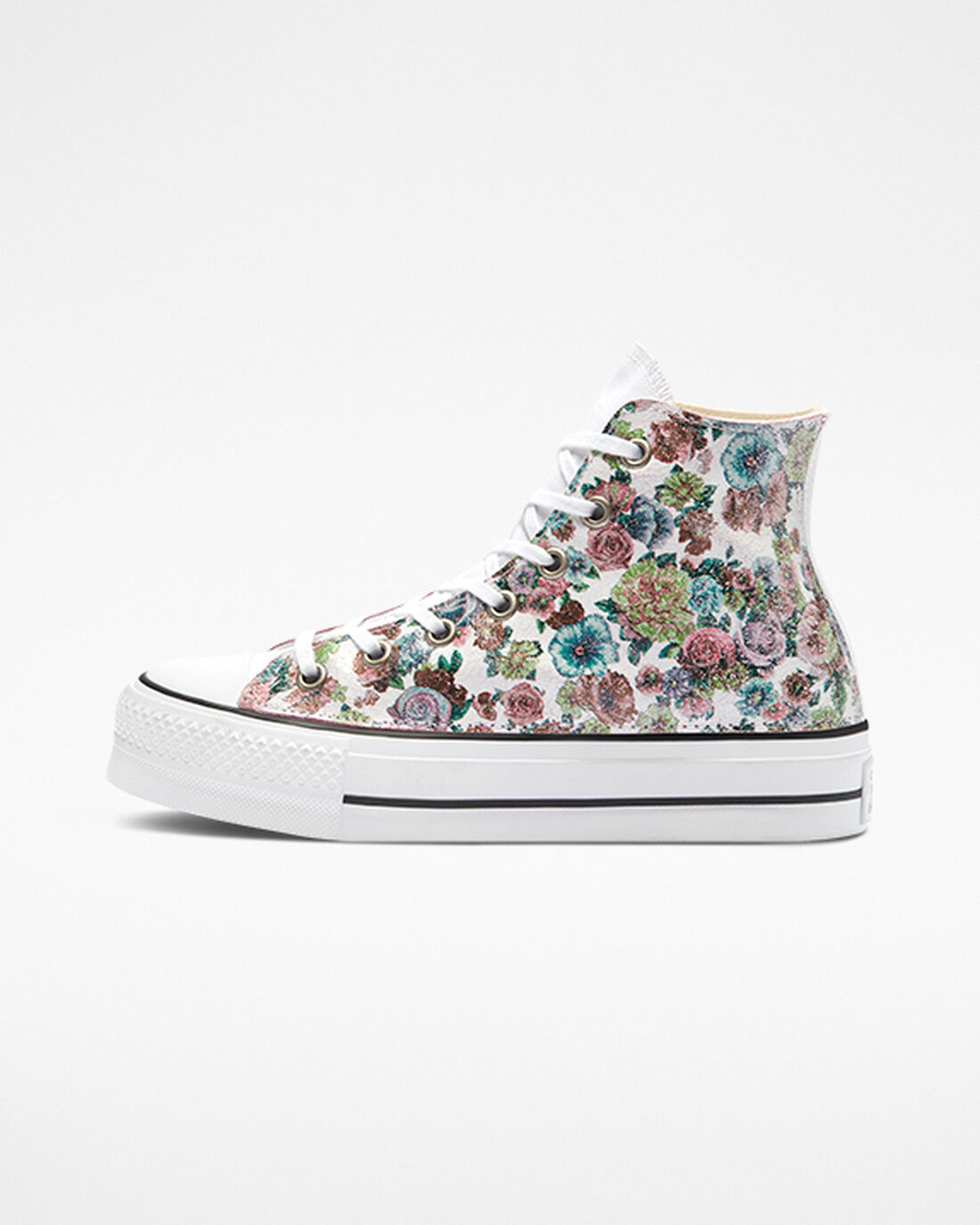 Women's Converse Chuck Taylor All Star Lift High Top Shoes Flower | Australia-71293