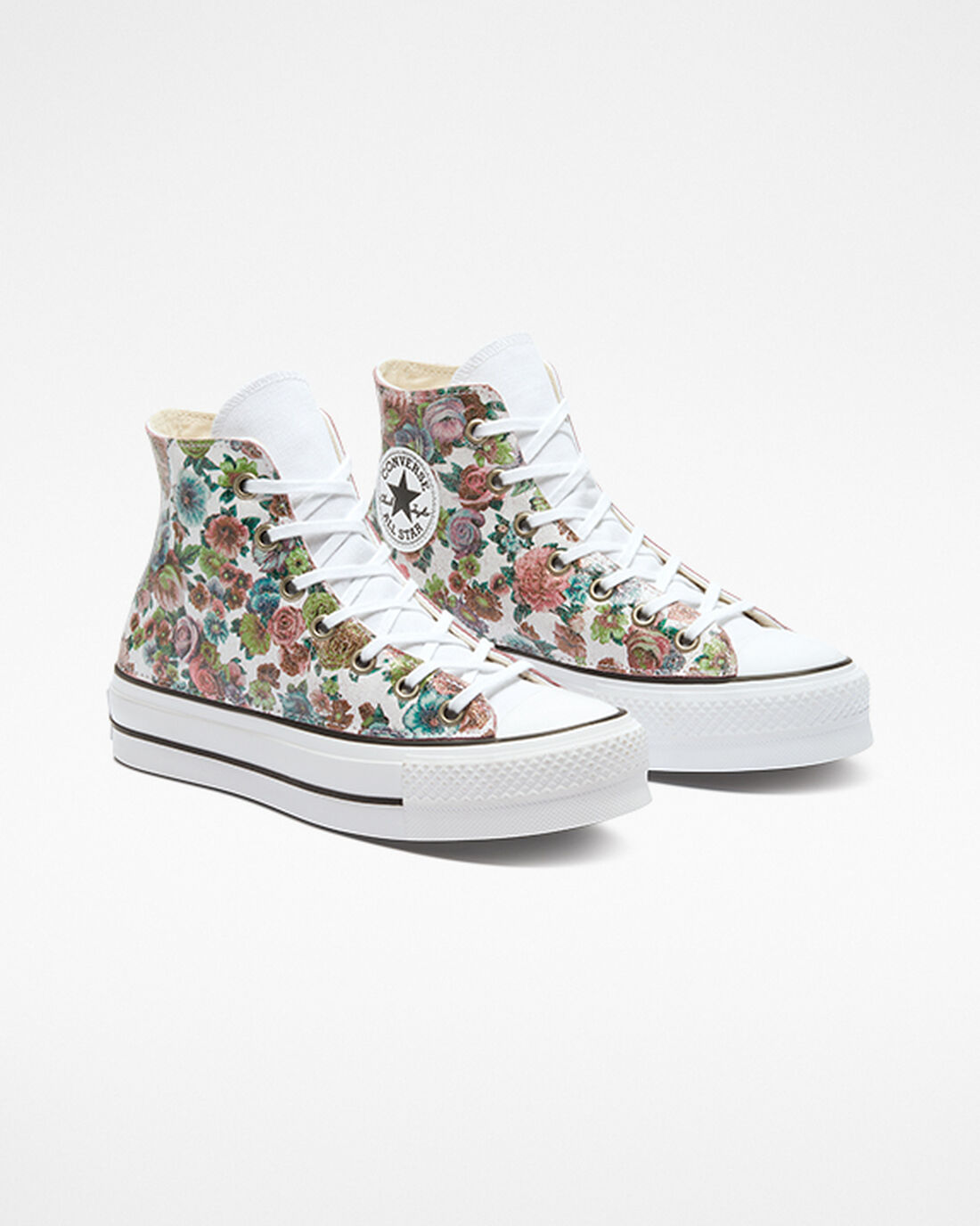 Women's Converse Chuck Taylor All Star Lift High Top Shoes Flower | Australia-71293