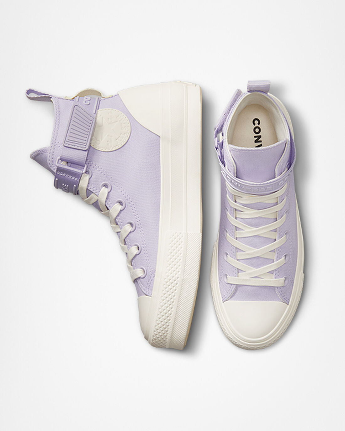 Women's Converse Chuck Taylor All Star Lift High Top Sneakers Purple/Purple | Australia-72853