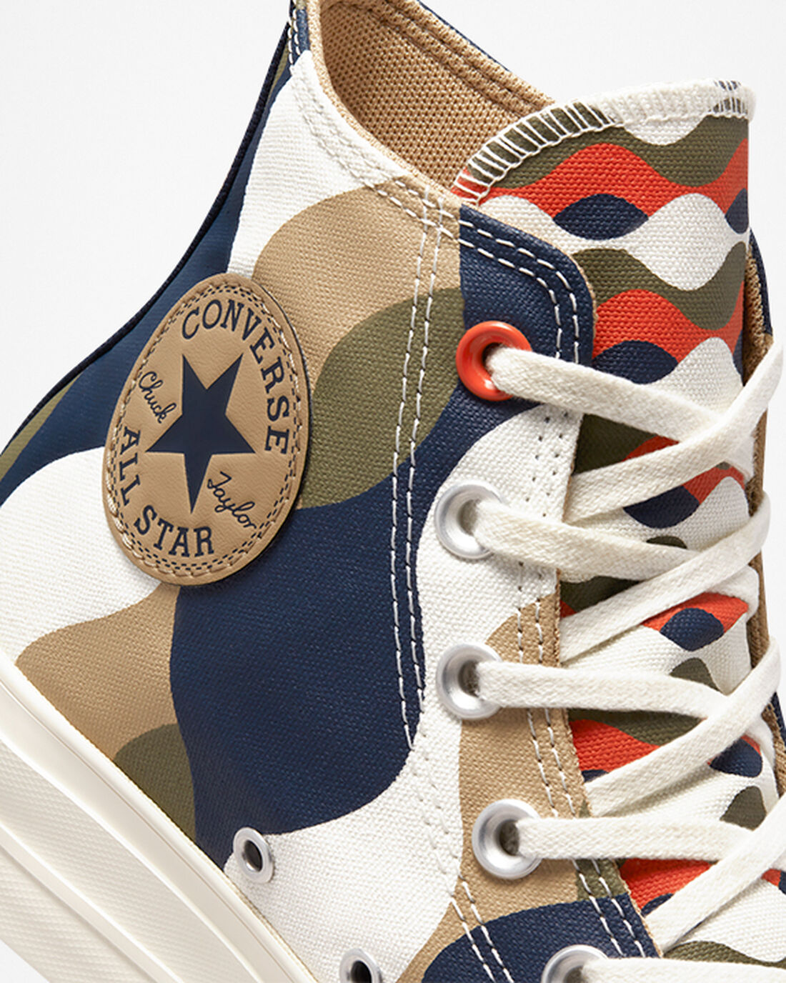 Women's Converse Chuck Taylor All Star Lift High Top Shoes Obsidian/Khaki | Australia-81523