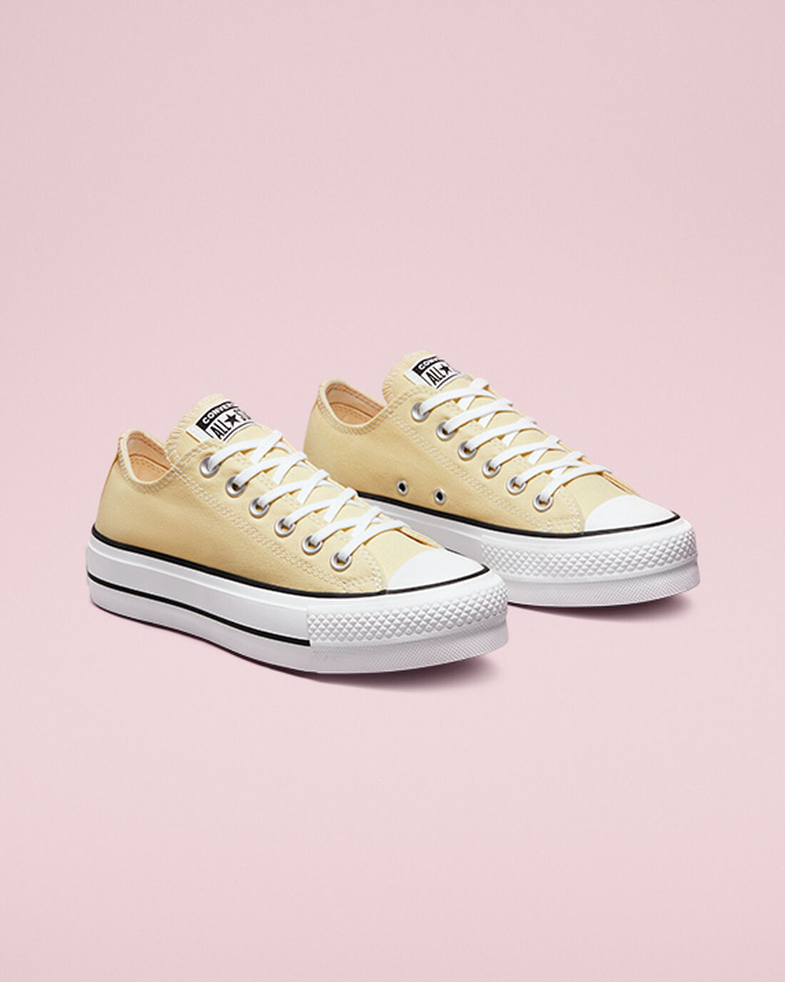 Women's Converse Chuck Taylor All Star Lift Sneakers Lemon/Black/White | Australia-86532