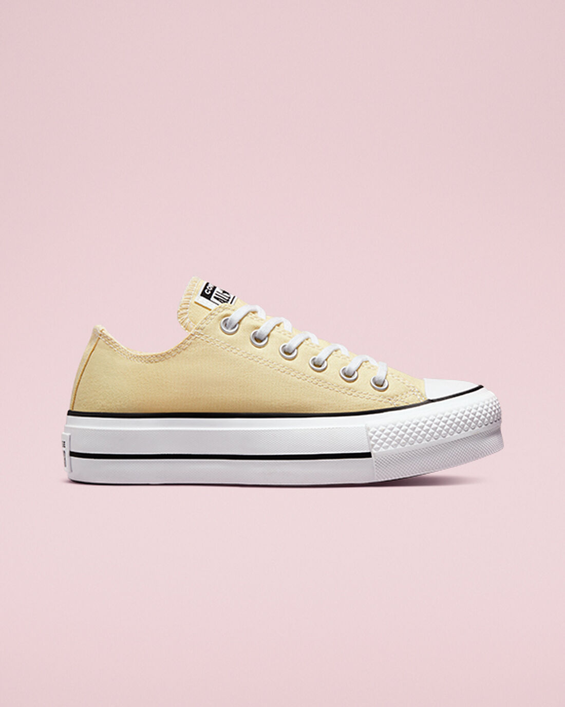 Women\'s Converse Chuck Taylor All Star Lift Sneakers Lemon/Black/White | Australia-86532