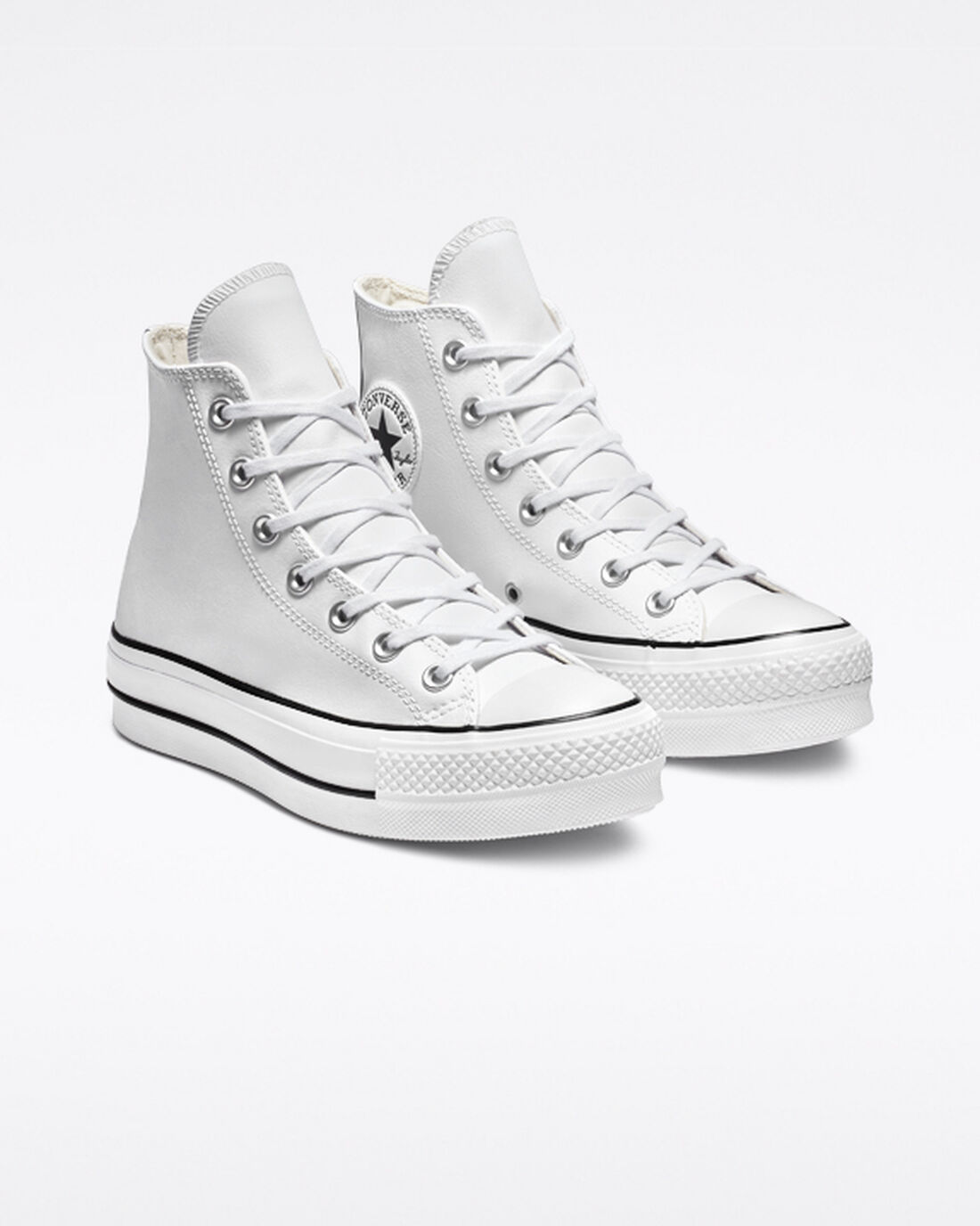 Women's Converse Chuck Taylor All Star Lift Platform High Top Sneakers White/Black/White | Australia-89045