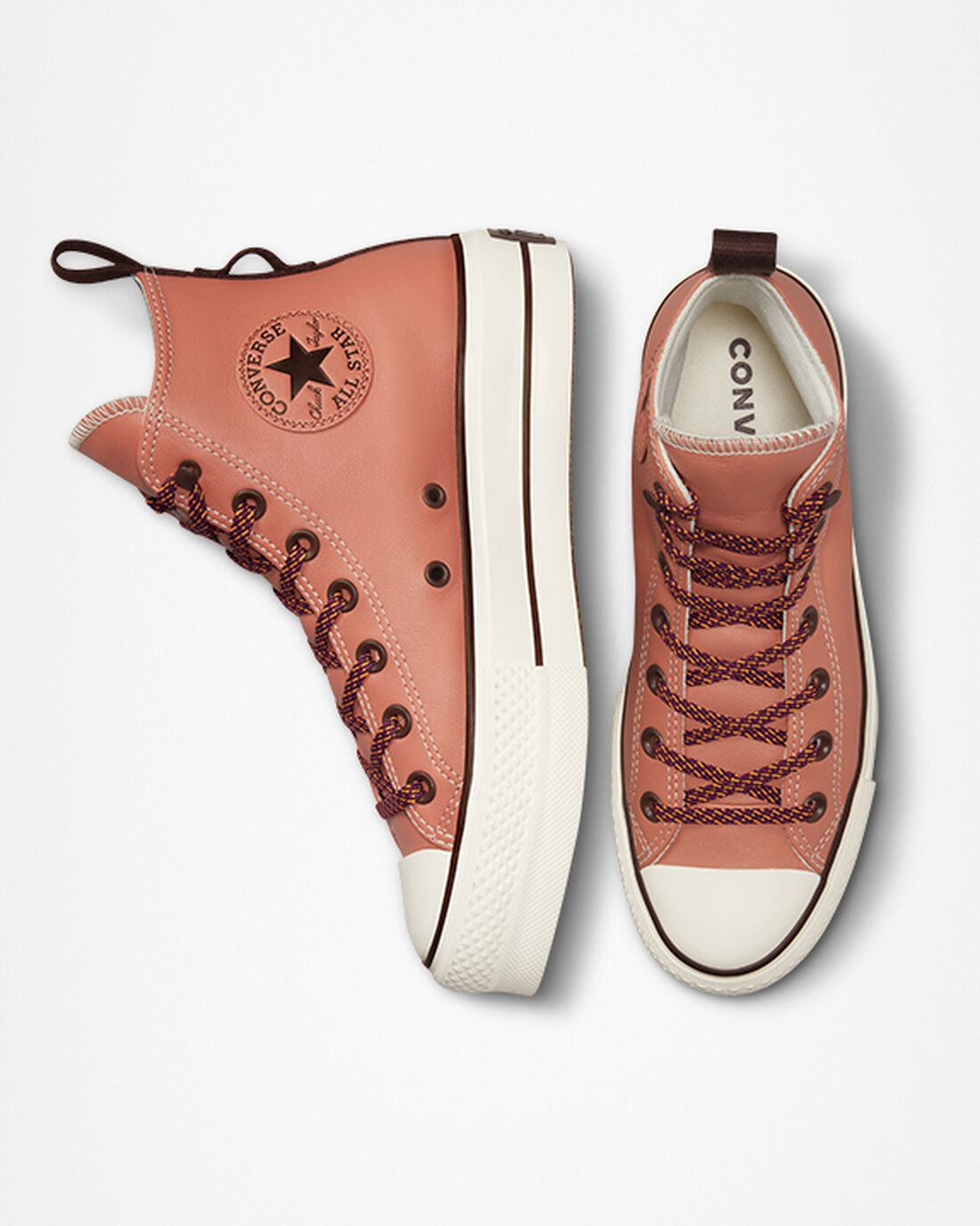 Women's Converse Chuck Taylor All Star Lift High Top Sneakers Apricot | Australia-89102