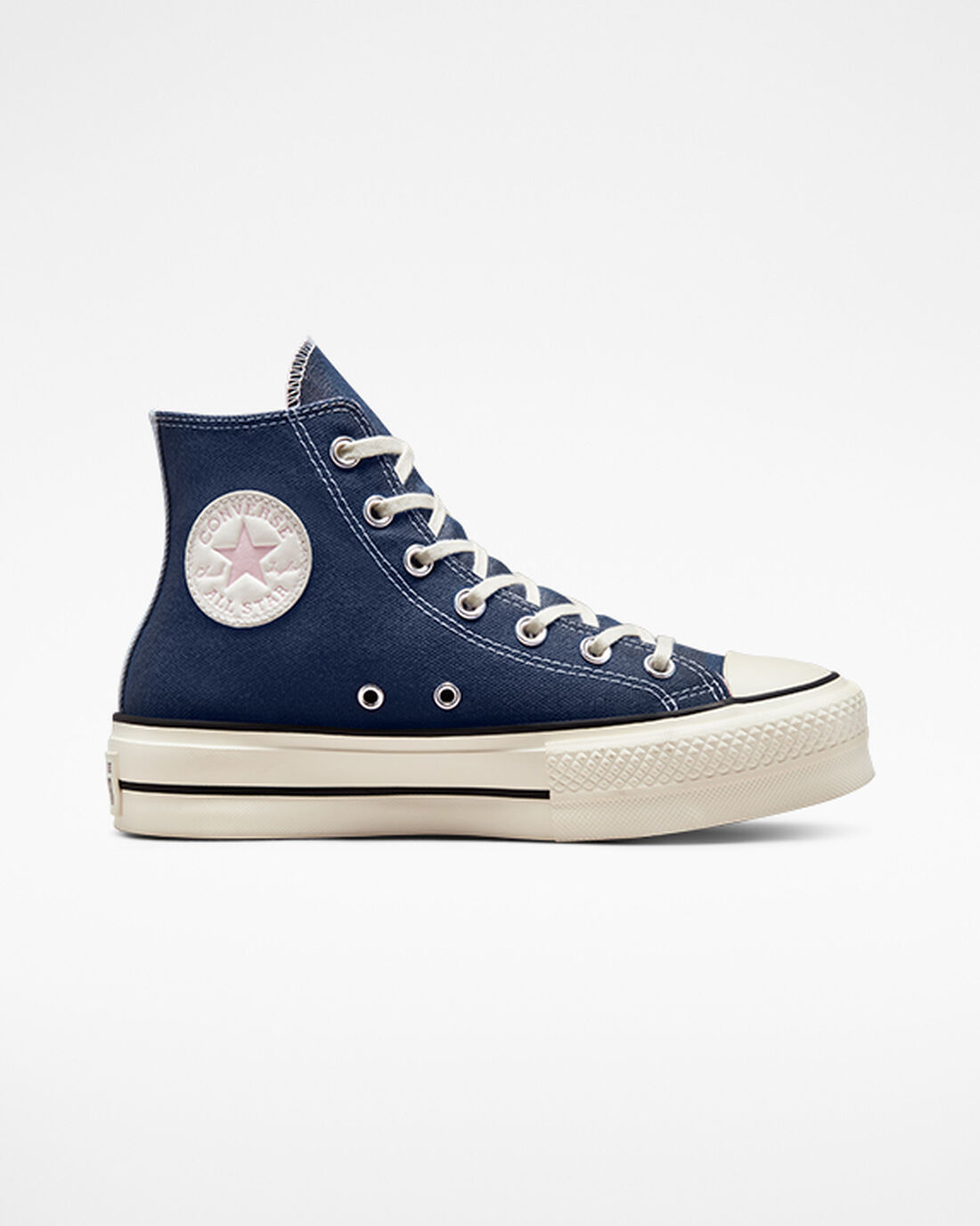 Women\'s Converse Chuck Taylor All Star Lift Platform Shoes Navy/Orange Pink | Australia-92406