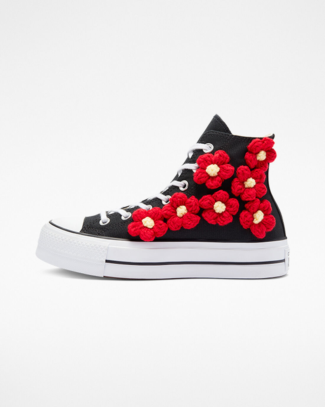 Women's Converse Chuck Taylor All Star Lift Platform Shoes Red Flower | Australia-97325