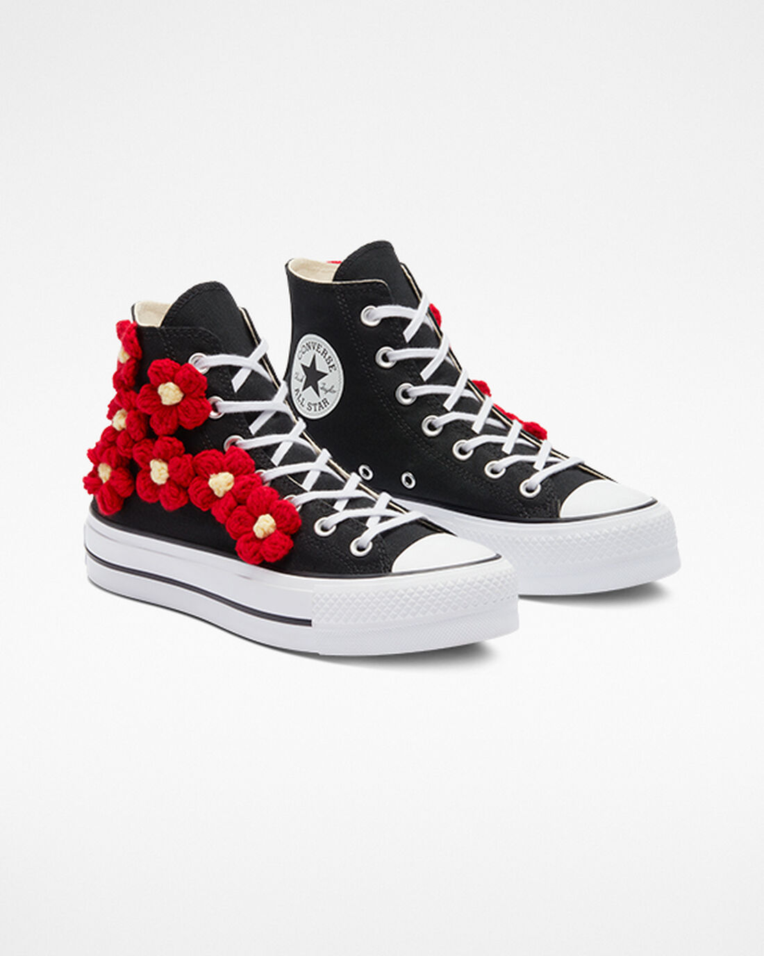 Women's Converse Chuck Taylor All Star Lift Platform Shoes Red Flower | Australia-97325