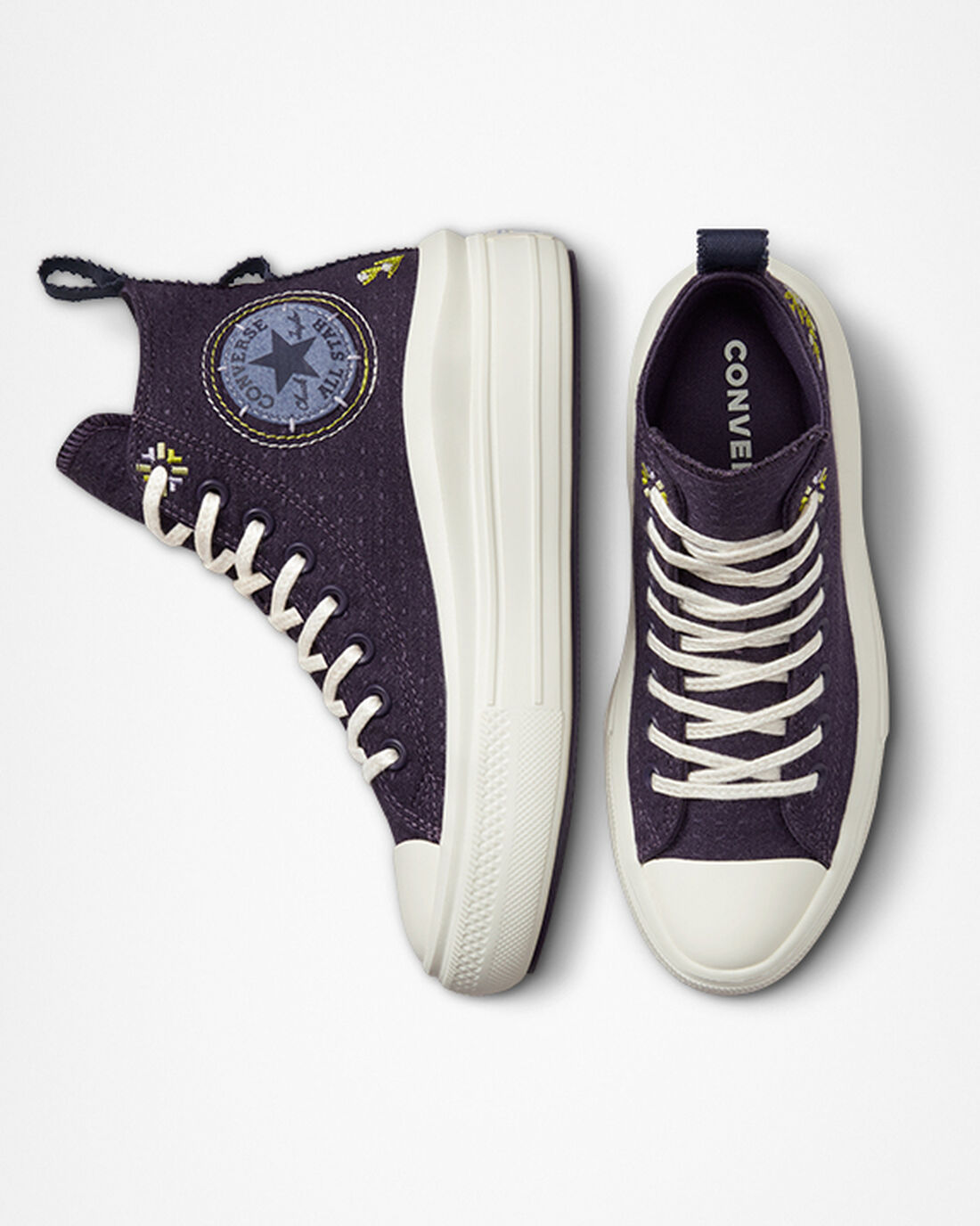 Women's Converse Chuck Taylor All Star Move High Top Sneakers Purple | Australia-03149