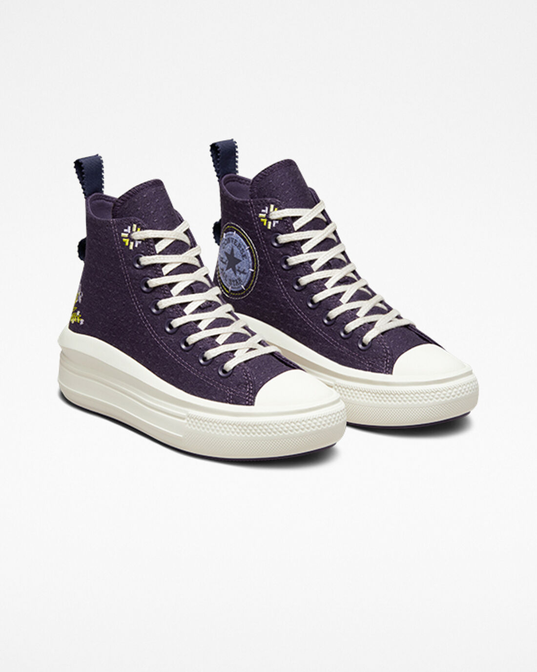 Women's Converse Chuck Taylor All Star Move High Top Sneakers Purple | Australia-03149