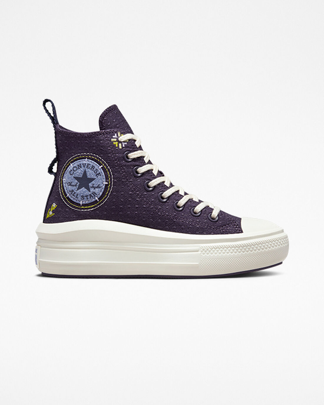 Women\'s Converse Chuck Taylor All Star Move High Top Sneakers Purple | Australia-03149