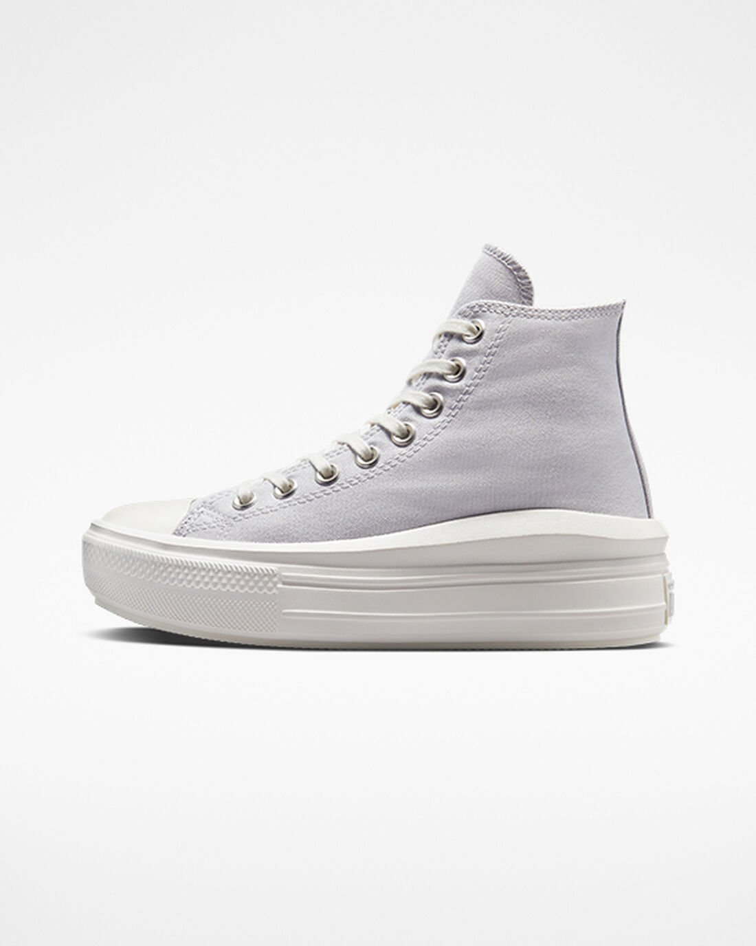 Women's Converse Chuck Taylor All Star Move High Top Sneakers Purple/White | Australia-48259