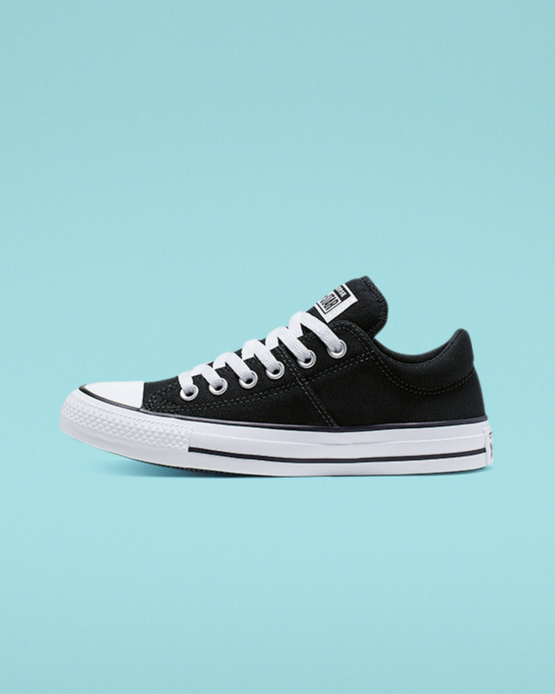 Women's Converse Chuck Taylor All Star Madison Sneakers Black/White/Black | Australia-48657