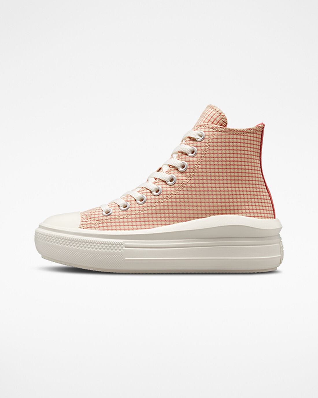 Women's Converse Chuck Taylor All Star Move High Top Shoes Oat Milk/Rhubarb Pie/Egret | Australia-51382