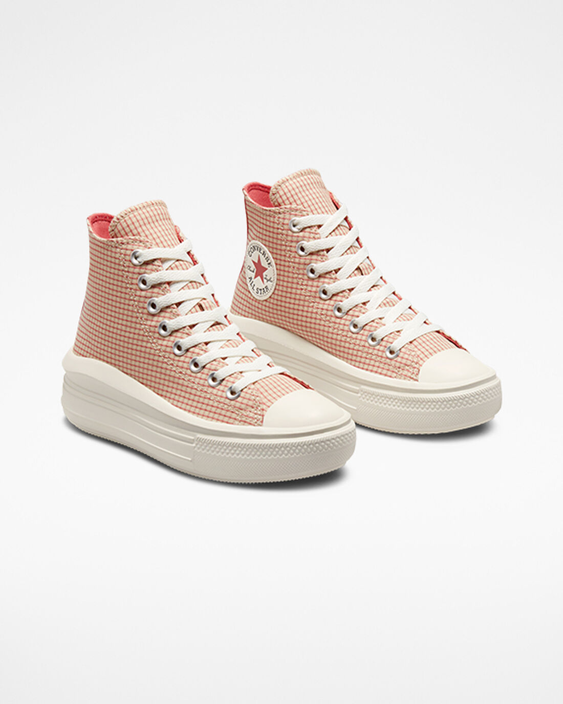 Women's Converse Chuck Taylor All Star Move High Top Shoes Oat Milk/Rhubarb Pie/Egret | Australia-51382