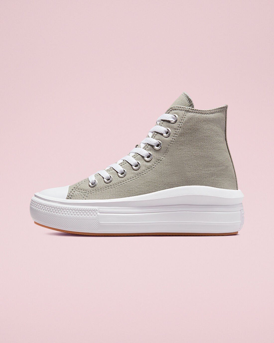 Women's Converse Chuck Taylor All Star Move High Top Sneakers Olive/White | Australia-51980