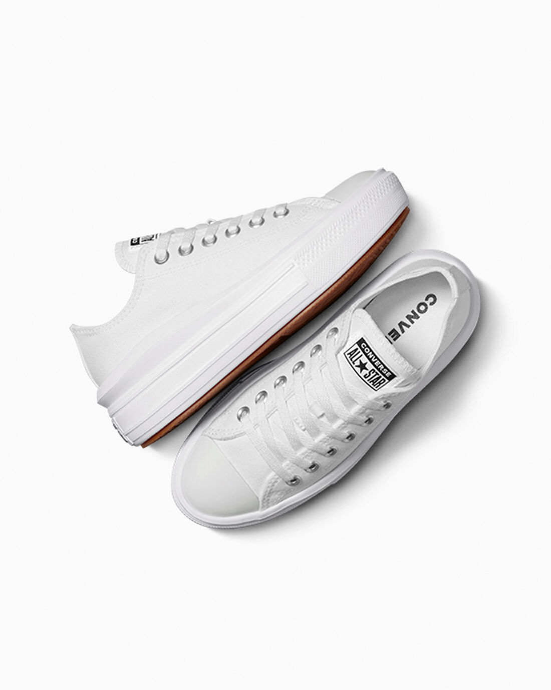 Women's Converse Chuck Taylor All Star Move Sneakers White | Australia-56479