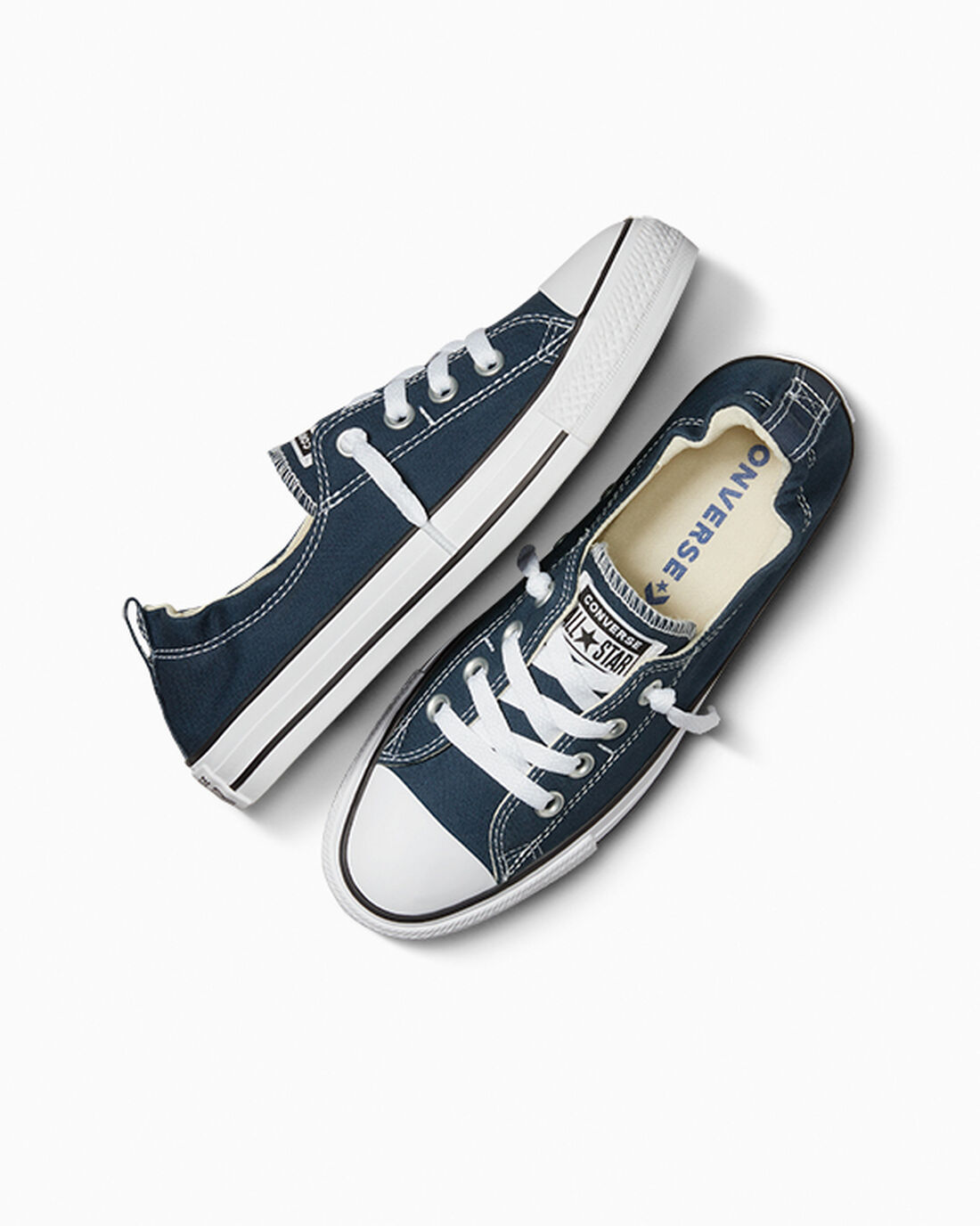 Women's Converse Chuck Taylor All Star Shoreline Slip On Navy | Australia-06814